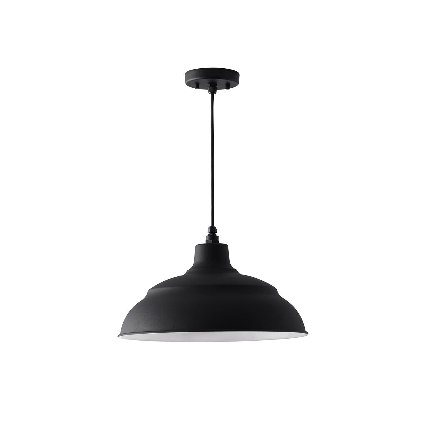 Capital Lighting - 936312BK - One Light Outdoor Hanging Lantern - RLM - Black