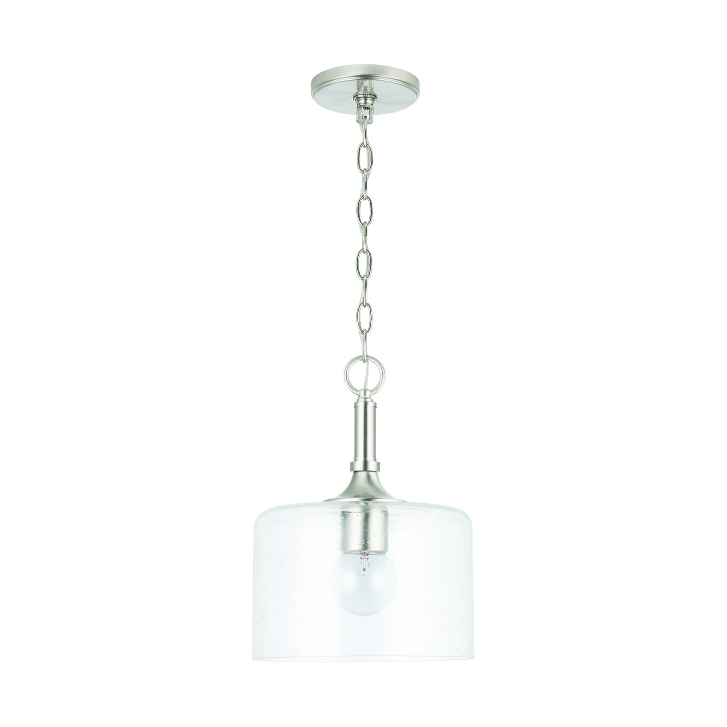 Capital Lighting - 339311BN - One Light Pendant - Carter - Brushed Nickel