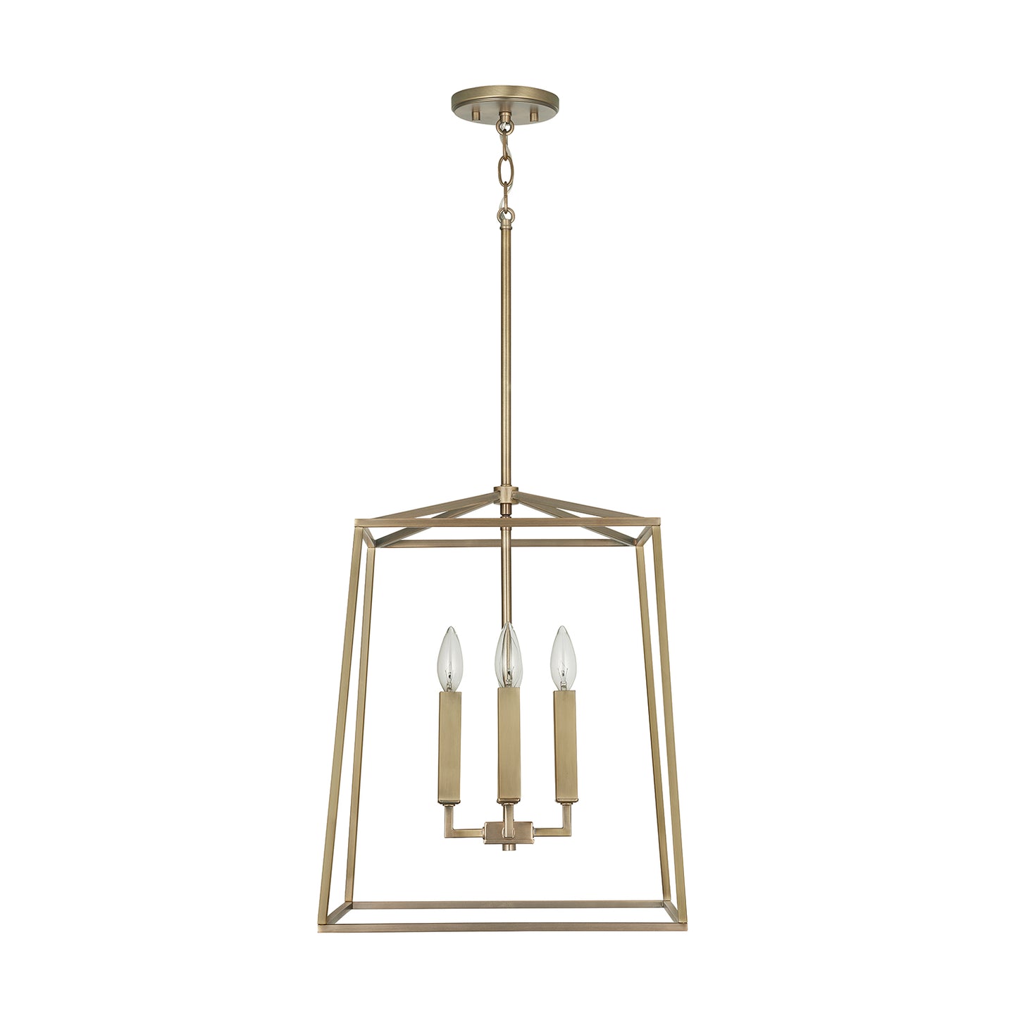 Capital Lighting - 537642AD - Four Light Foyer - Thea - Aged Brass