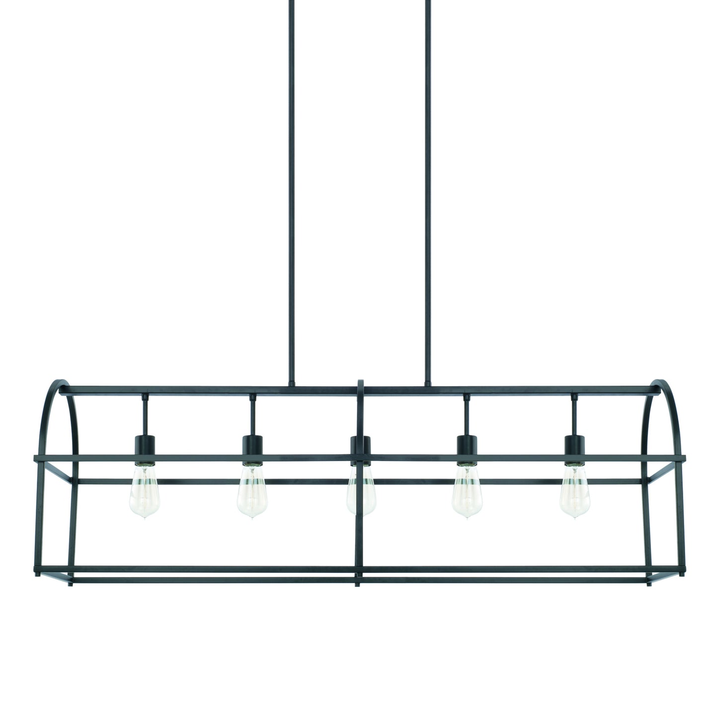 Capital Lighting - 825751MB - Five Light Island Pendant - Aubrey - Matte Black
