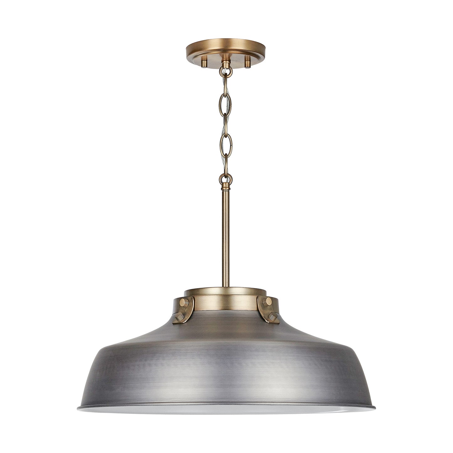 Capital Lighting - 9D329A - One Light Pendant - Oakwood - Antique Nickel