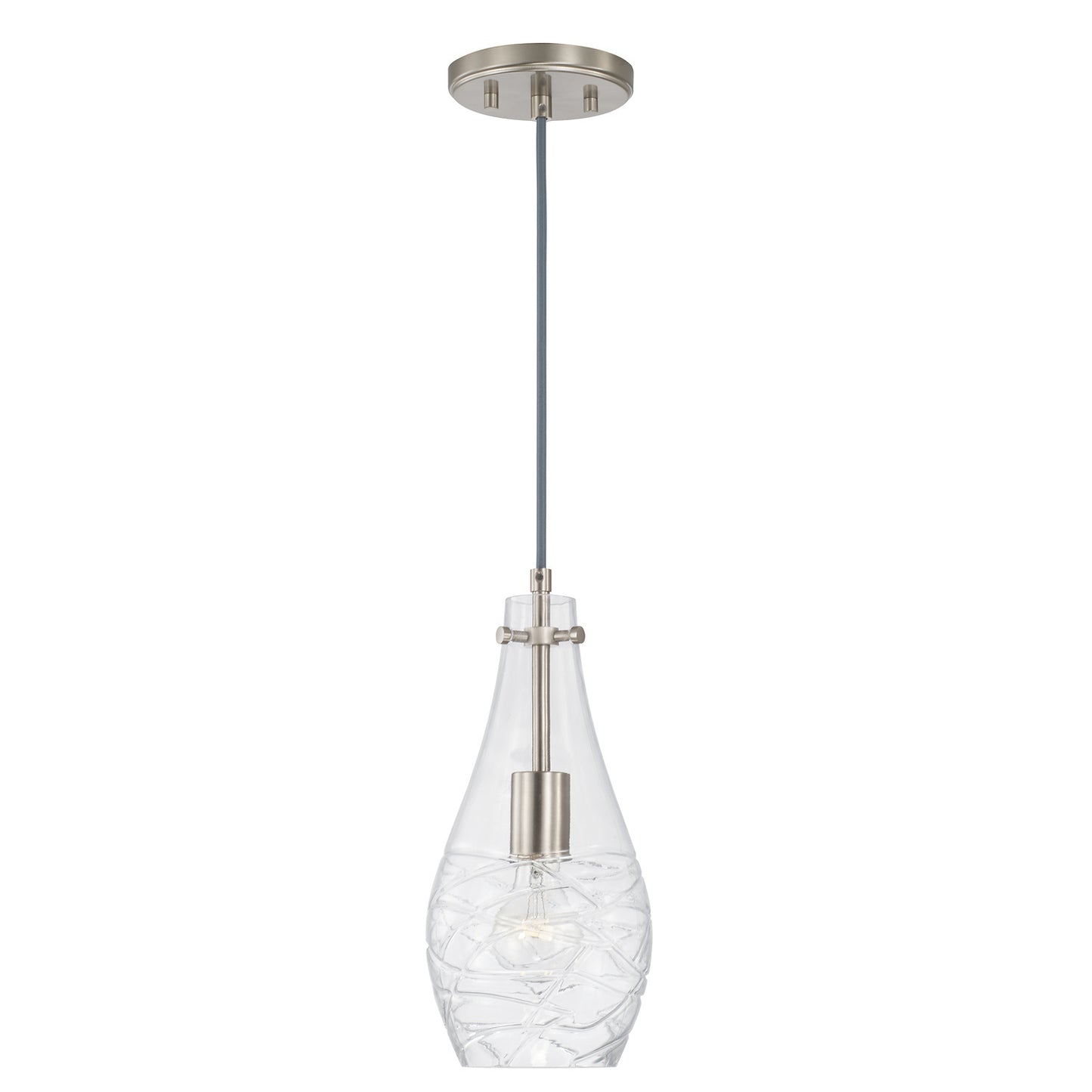 Capital Lighting - AA1006BN - One Light Pendant - Kier - Brushed Nickel