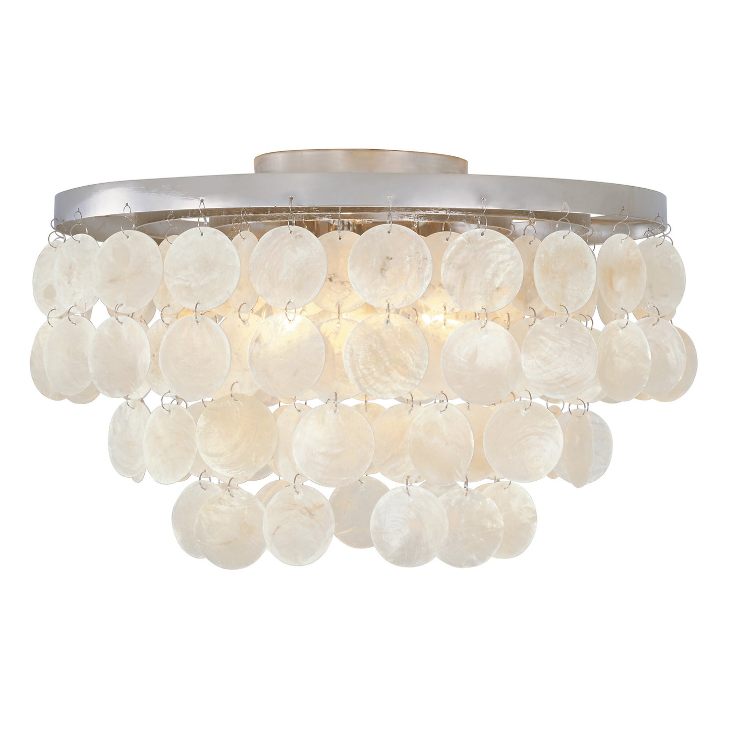 Capital Lighting - AA1013PN - Three Light Flush Mount - Shelby - Polished Nickel