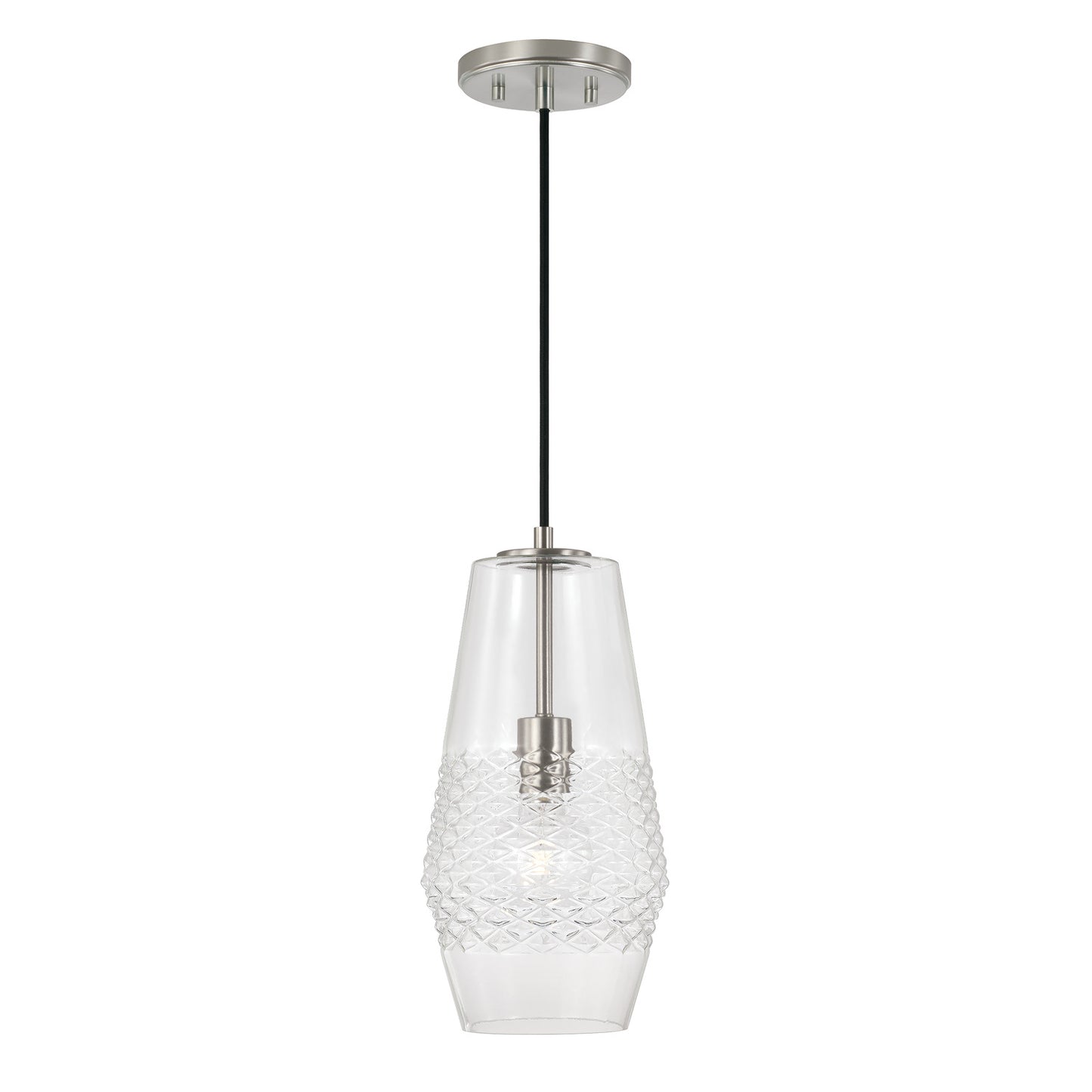 Capital Lighting - 345011BN - One Light Pendant - Dena - Brushed Nickel