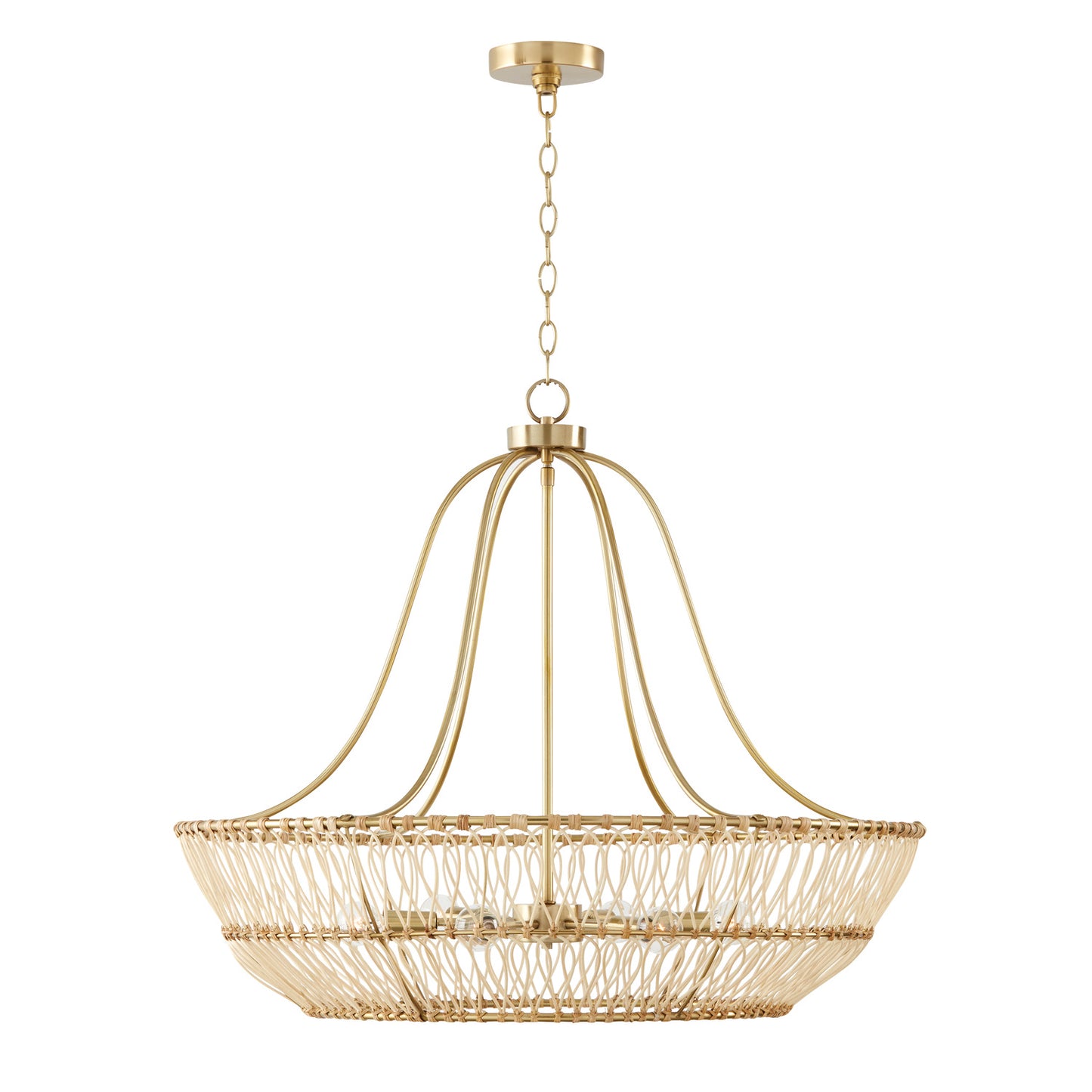 Capital Lighting - 444161MA - Six Light Chandelier - Wren - Matte Brass