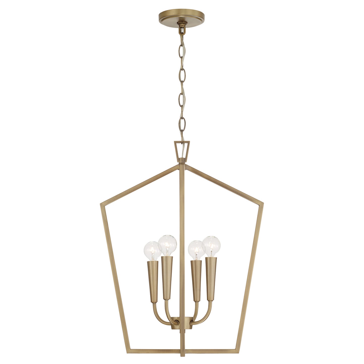 Capital Lighting - 545941AD - Four Light Foyer - Holden - Aged Brass