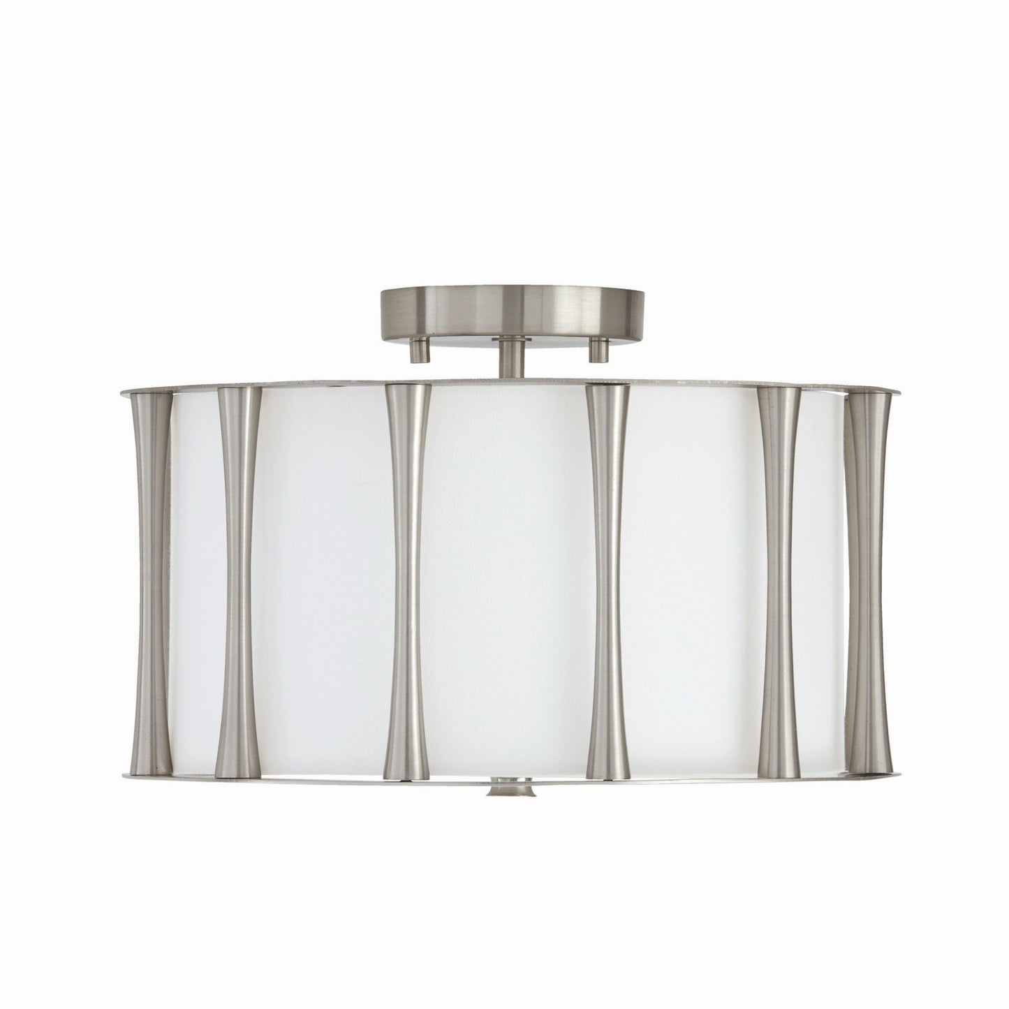Capital Lighting - 244631BN - Three Light Dual Mount Semi Flush/Pendant - Bodie - Brushed Nickel