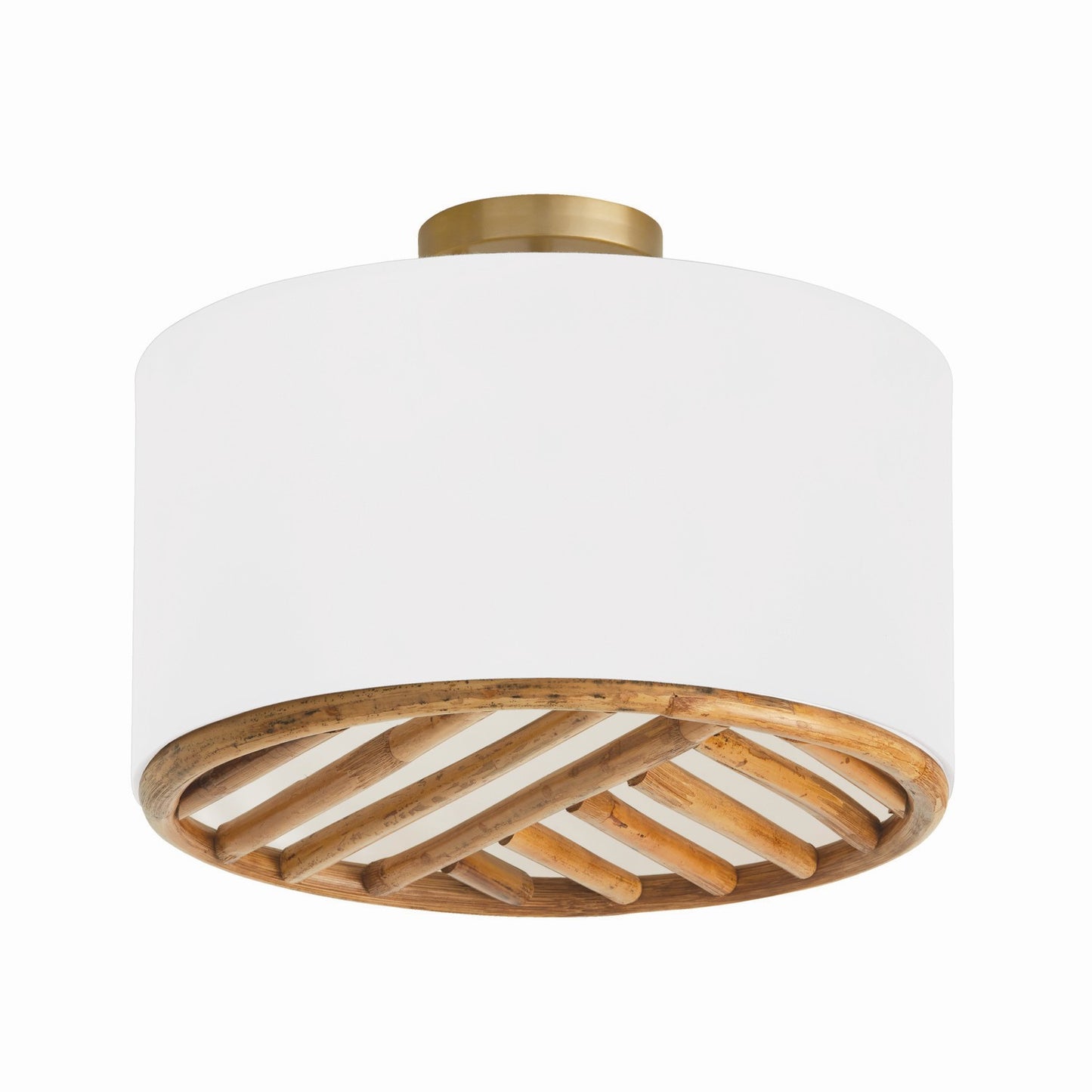 Capital Lighting - 247431MA - Three Light Dual Mount Semi Flush/Pendant - Soleil - Matte Brass