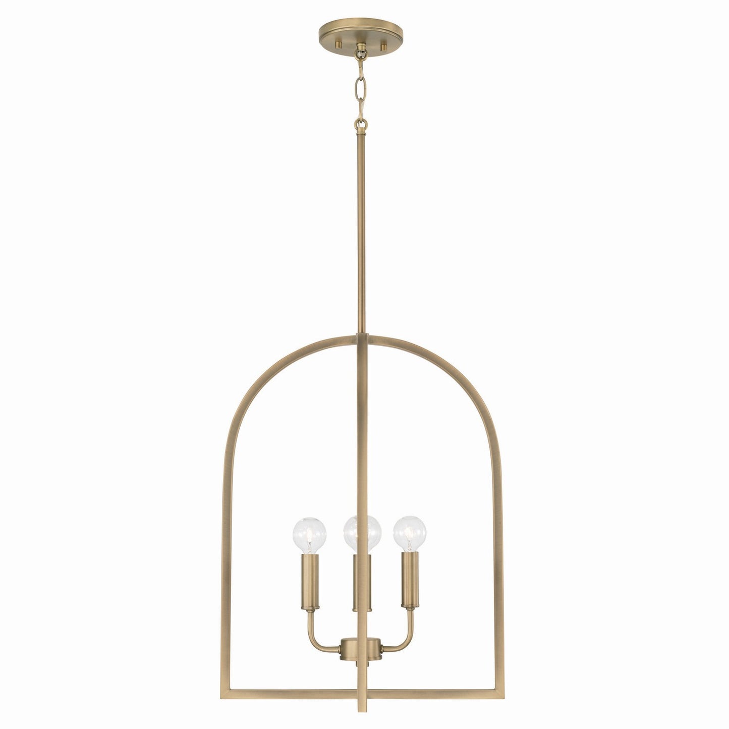 Capital Lighting - 548841AD - Four Light Foyer - Lawson - Aged Brass