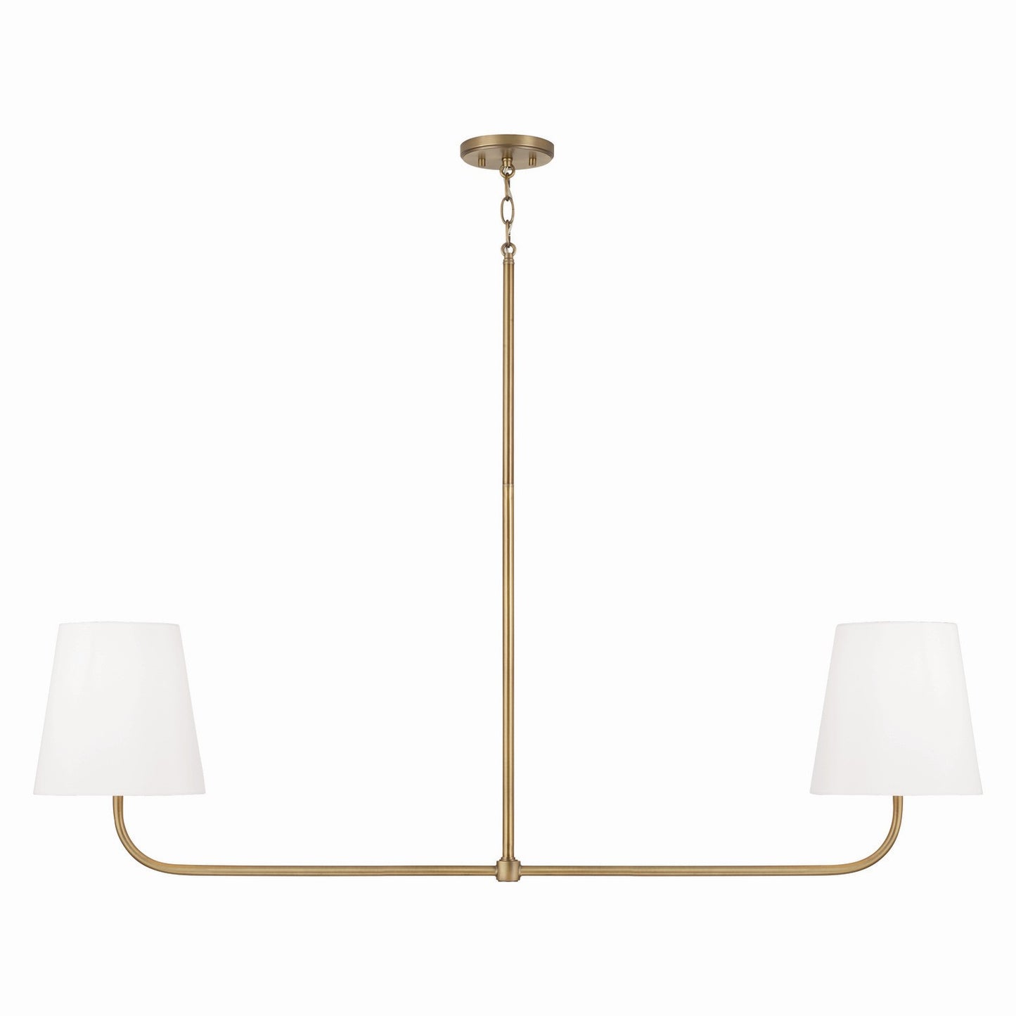 Capital Lighting - 849421AD - Two Light Island Pendant - Brody - Aged Brass