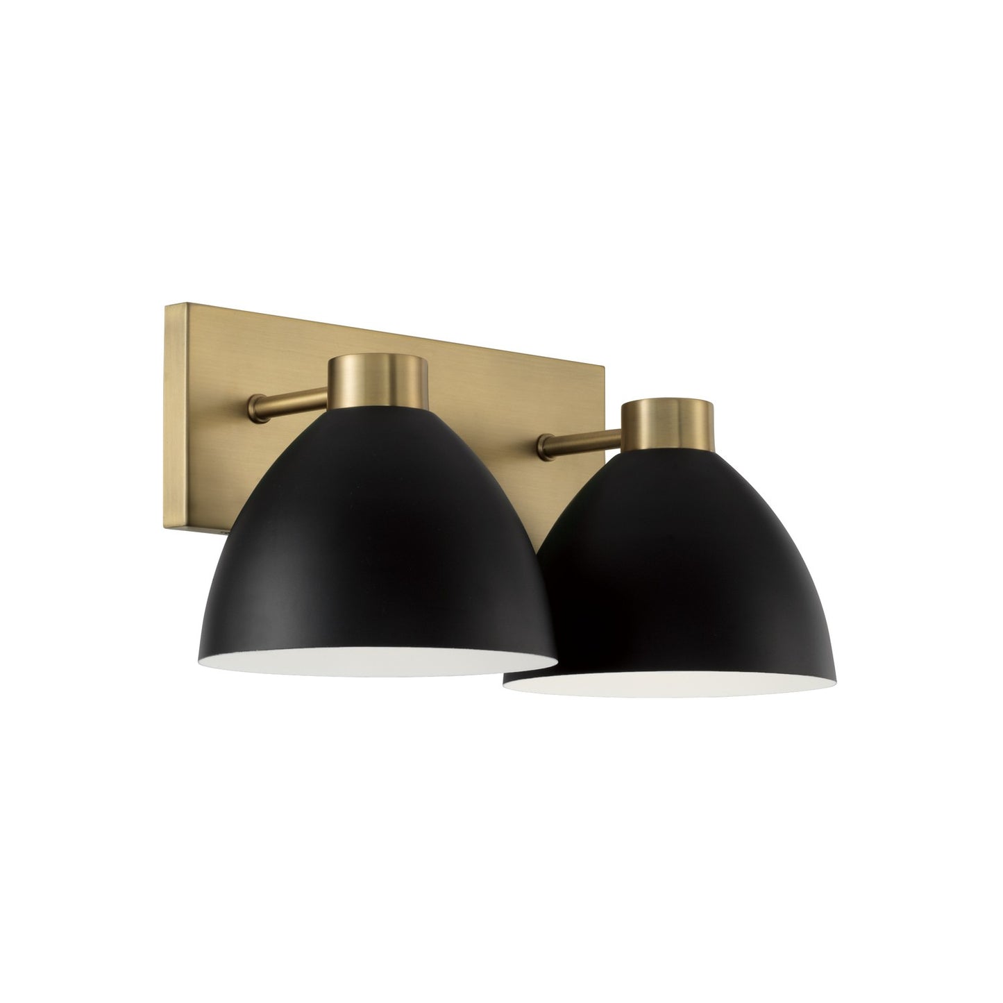 Capital Lighting - 152021AB - Two Light Vanity - Ross - Aged Brass and Black
