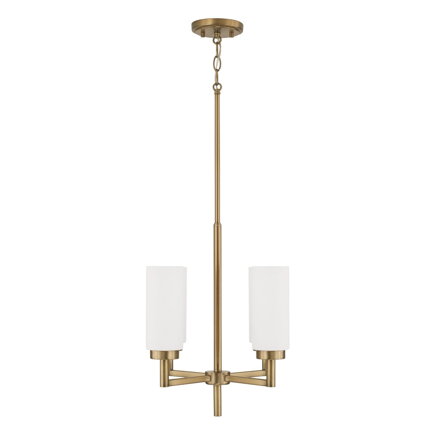 Capital Lighting - 351741AD - Four Light Pendant - Alyssa - Aged Brass