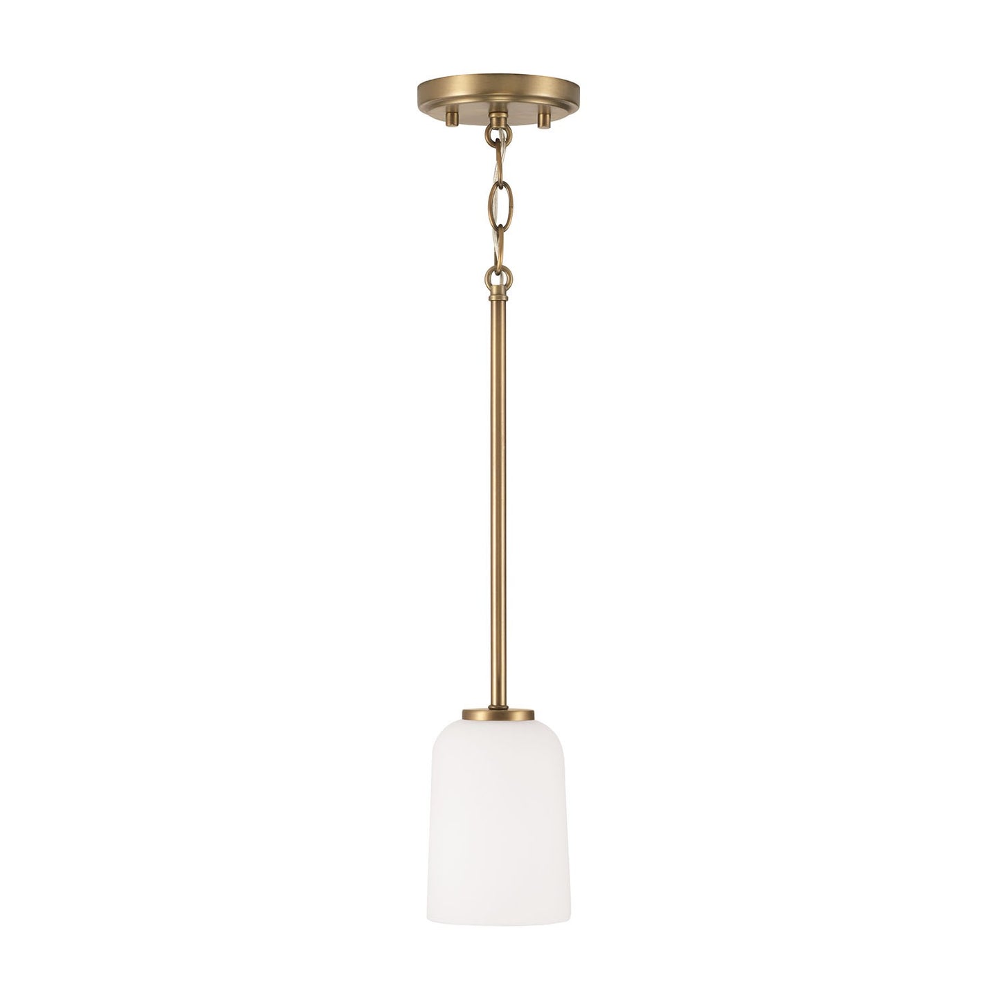 Capital Lighting - 348812AD-542 - One Light Mini Pendant - Lawson - Aged Brass
