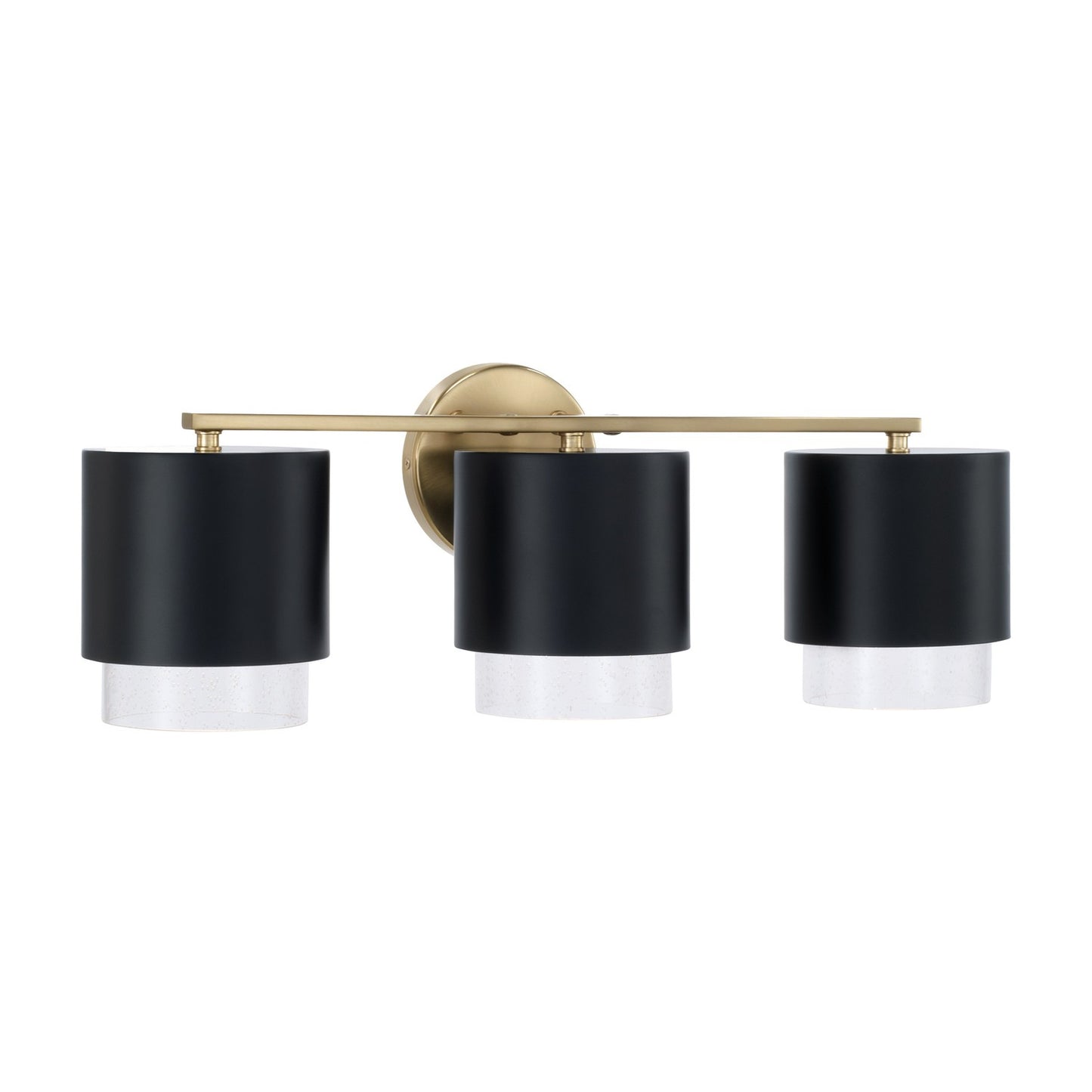 Capital Lighting - 153031RK-549 - Three Light Vanity - Weller - Matte Brass and Black