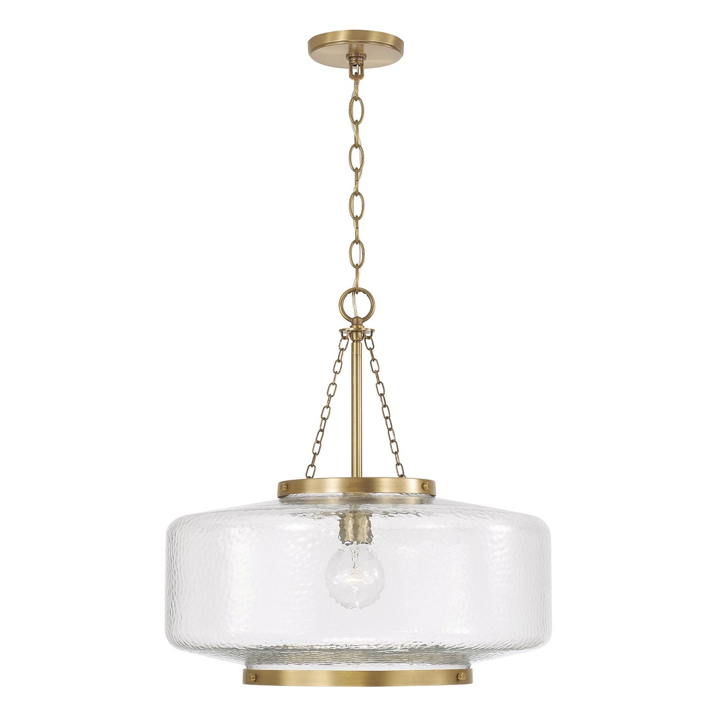 Capital Lighting - 355311AD - One Light Pendant - Landon - Aged Brass