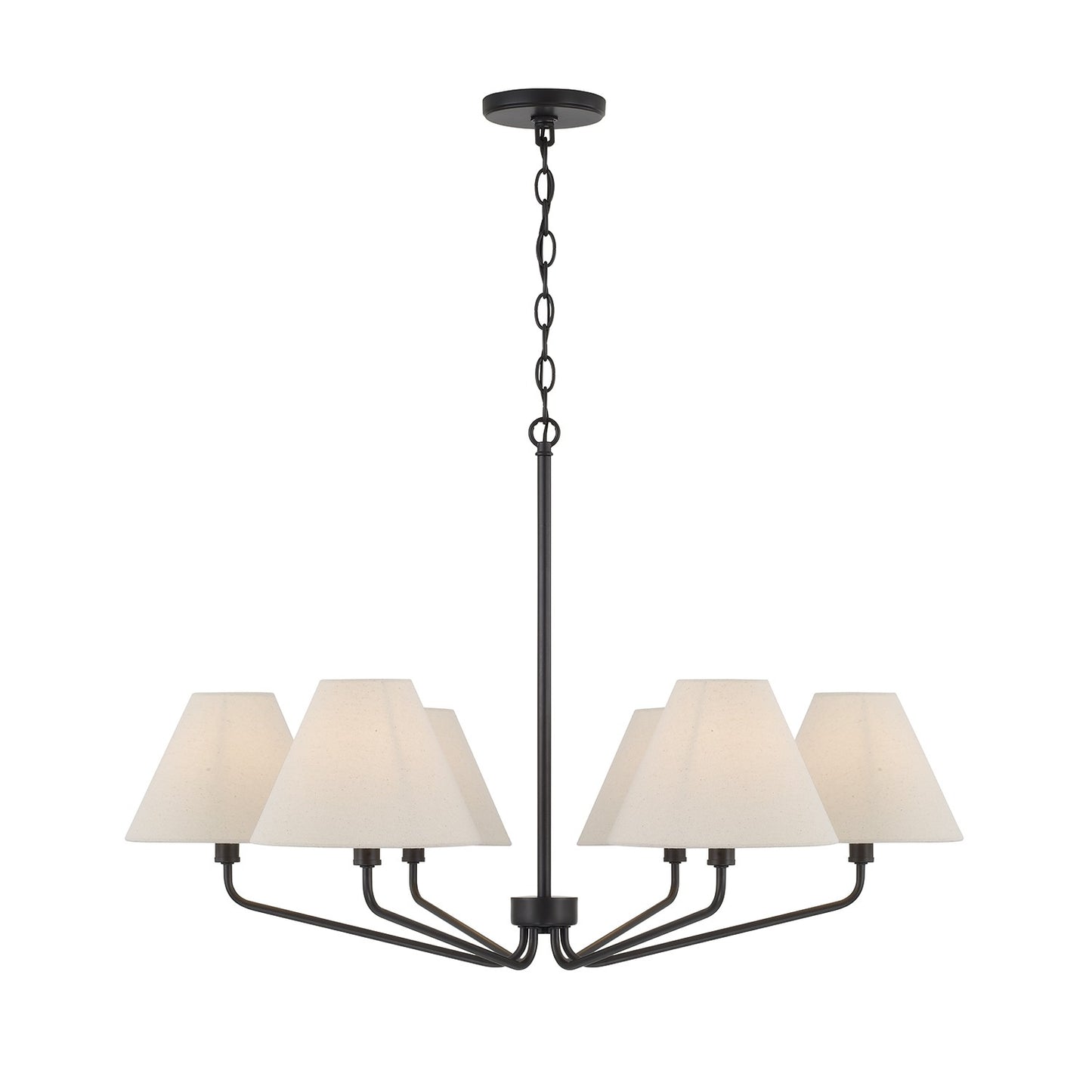 Capital Lighting - 456661ES-713 - Six Light Chandelier - Chadwick - Espresso