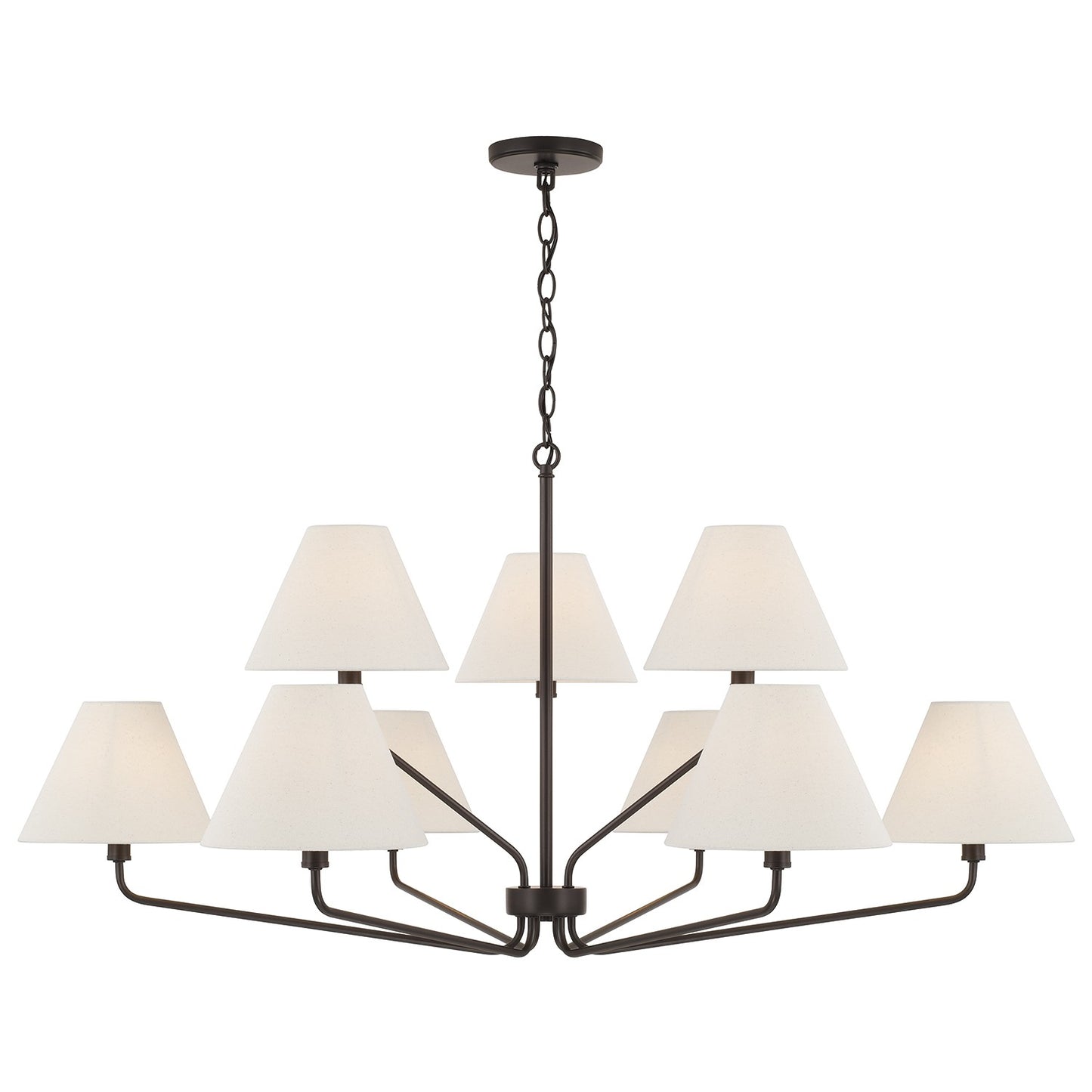 Capital Lighting - 456691ES-713 - Nine Light Chandelier - Chadwick - Espresso