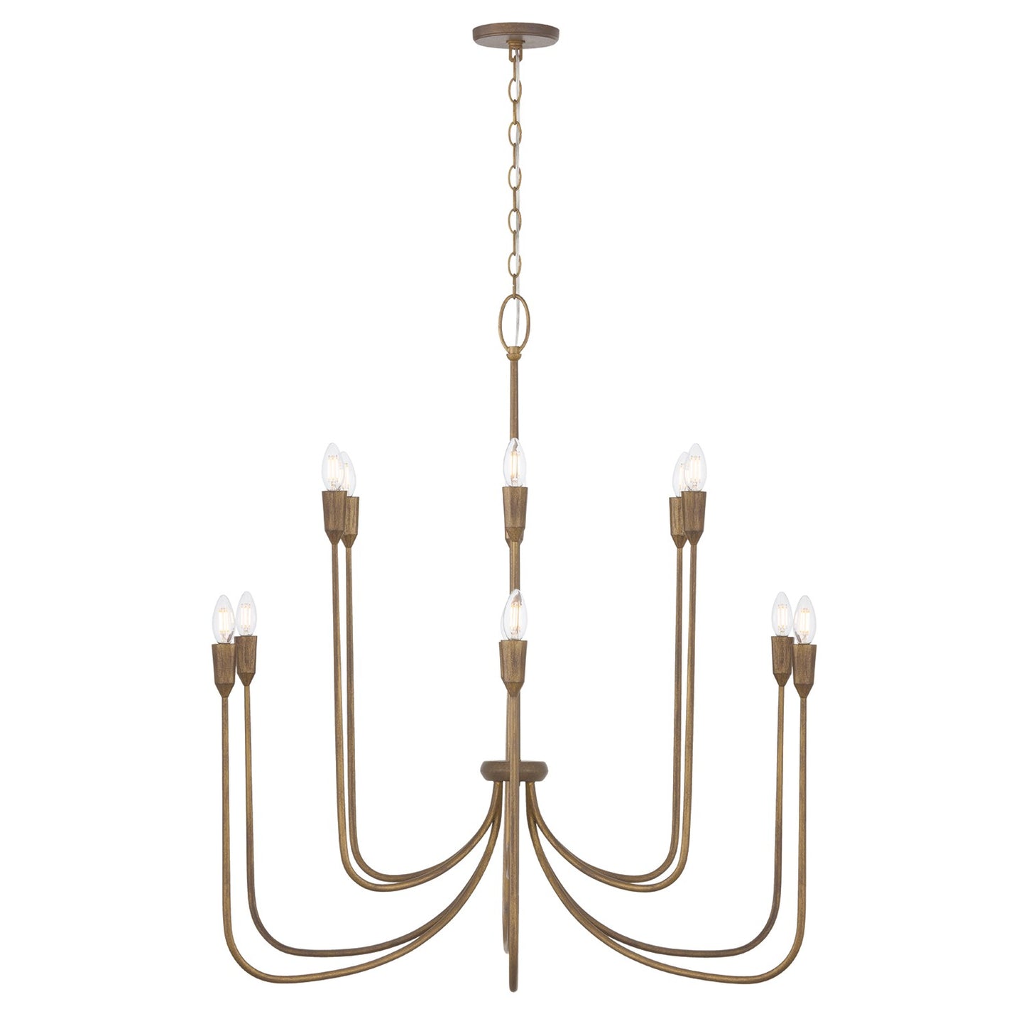 Capital Lighting - 456801MZ - 12 Light Chandelier - Marley - Mystic Bronze