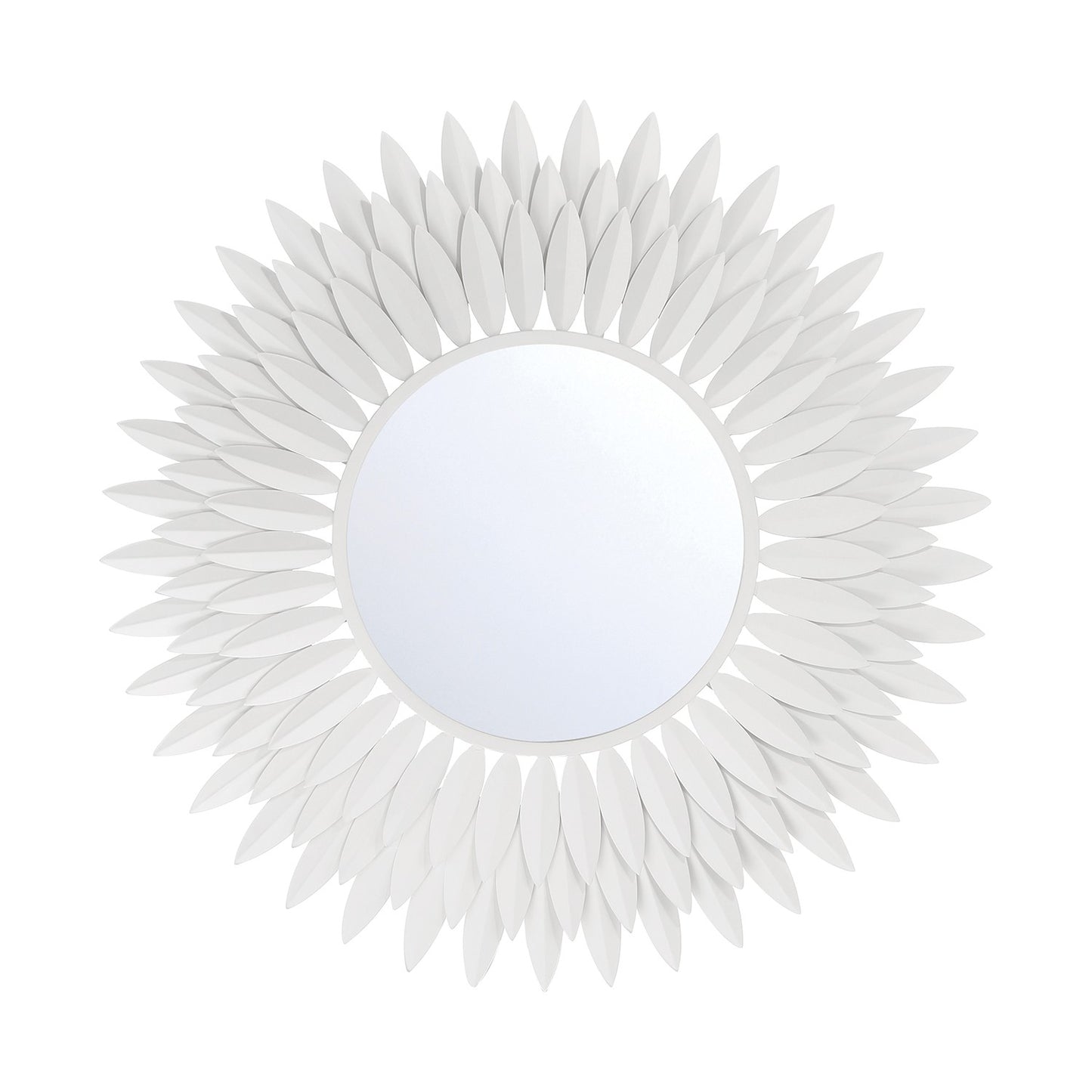 Crystorama - BRH-M524-MT - Mirror - Broche - Matte White