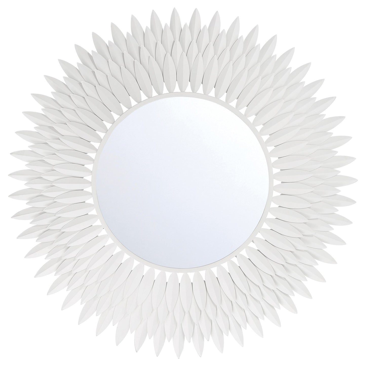 Crystorama - BRH-M530-MT - Mirror - Broche - Matte White