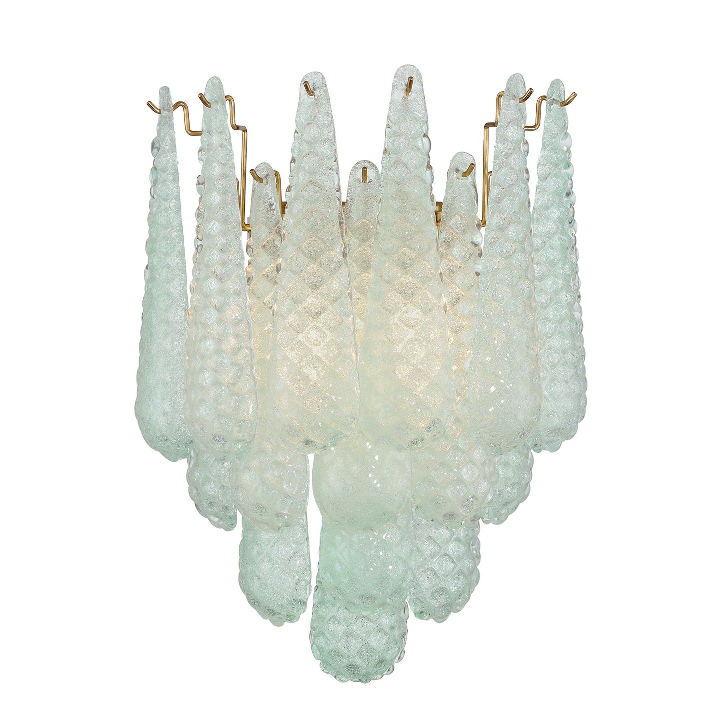Crystorama - OLL-6002-AG-GR - Two Light Wall Sconce - Ollie - Aged Brass
