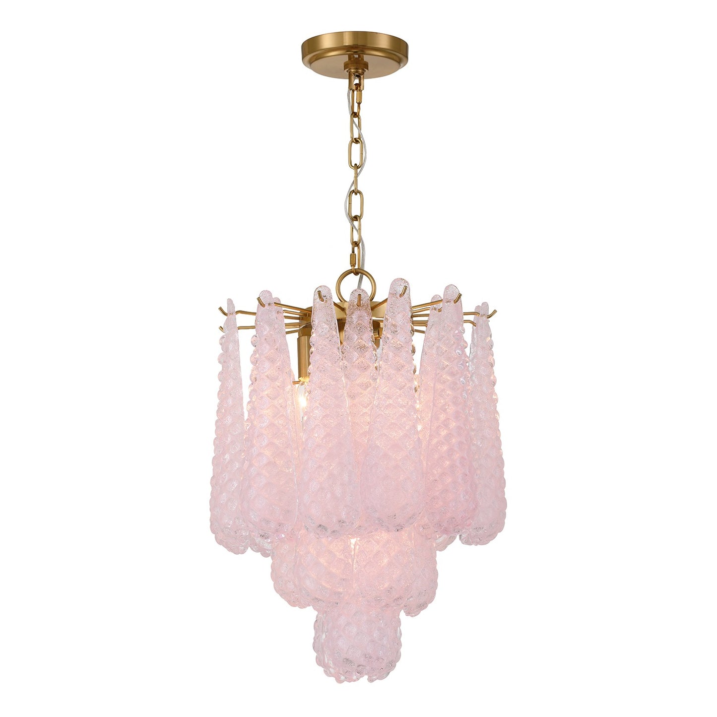 Crystorama - OLL-6004-AG-BH - Four Light Pendant - Ollie - Aged Brass