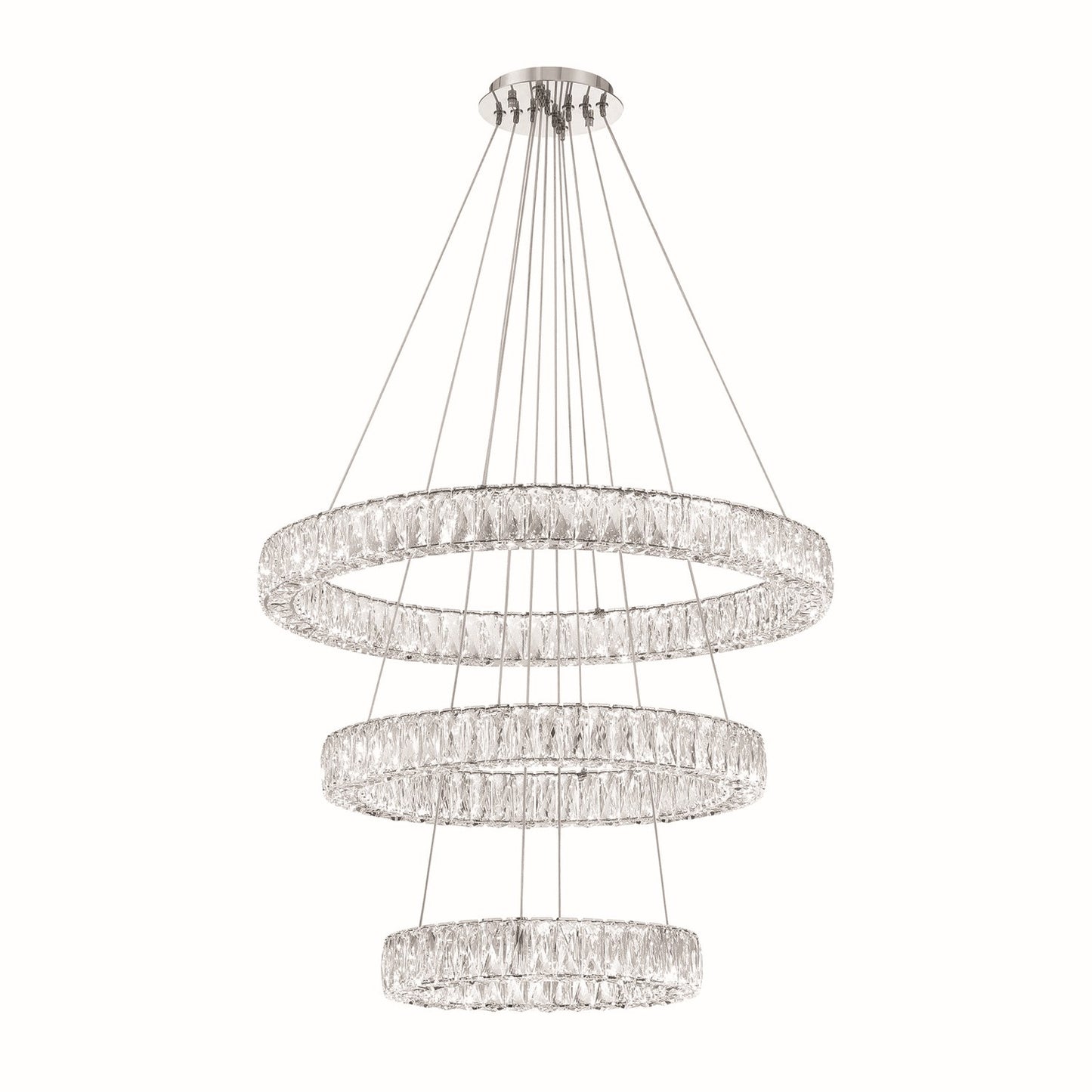 Crystorama - ED3563201CH - LED Chandelier - Kinsley - Polished Chrome