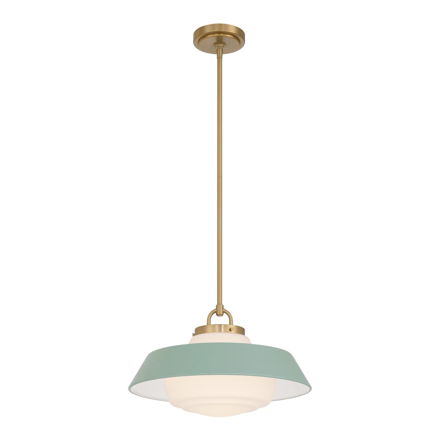 Crystorama - XAN-8006-VG-GR - One Light Pendant - Xander - Vibrant Gold