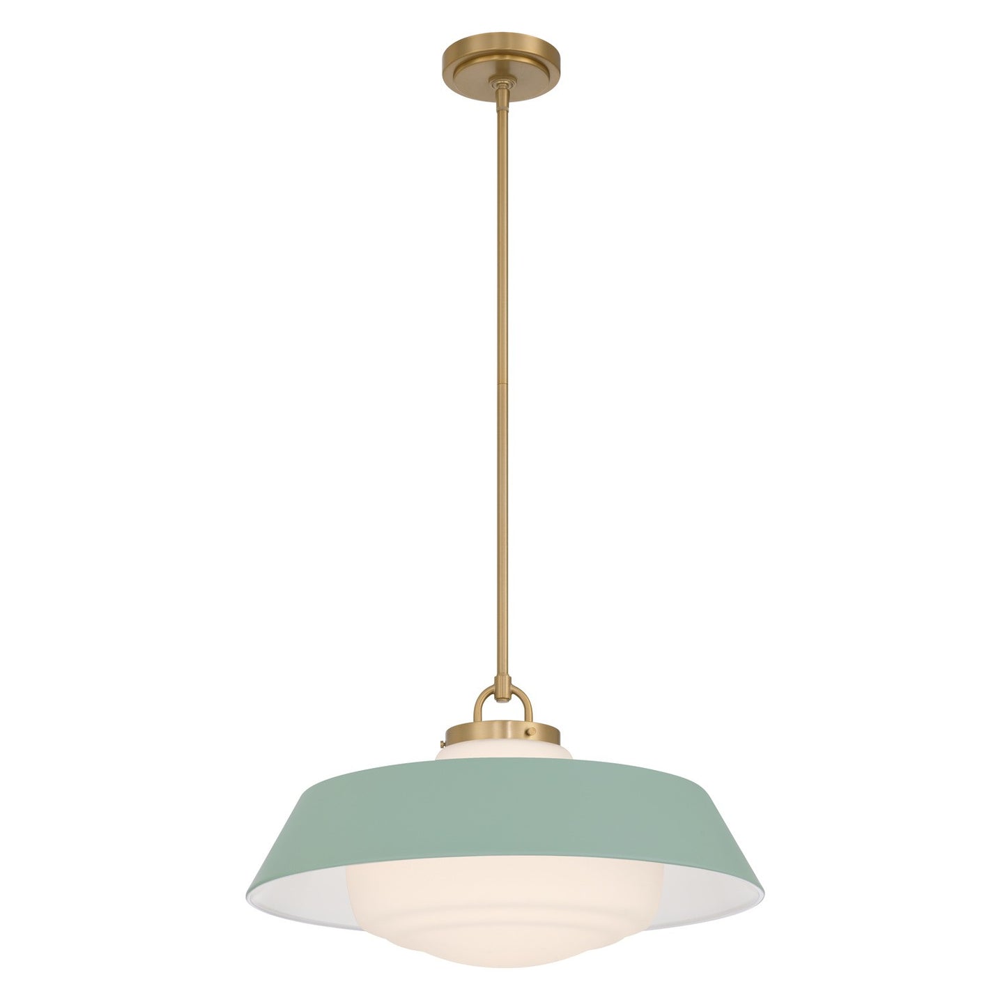 Crystorama - XAN-8009-VG-GR - Three Light Pendant - Xander - Vibrant Gold