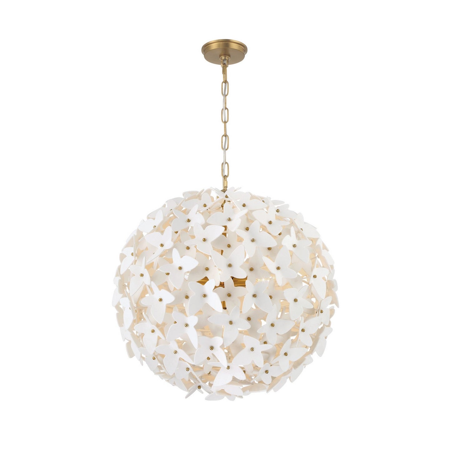 Crystorama - KLN-5206-LG - Six Light Chandelier - Killian - Luxe Gold