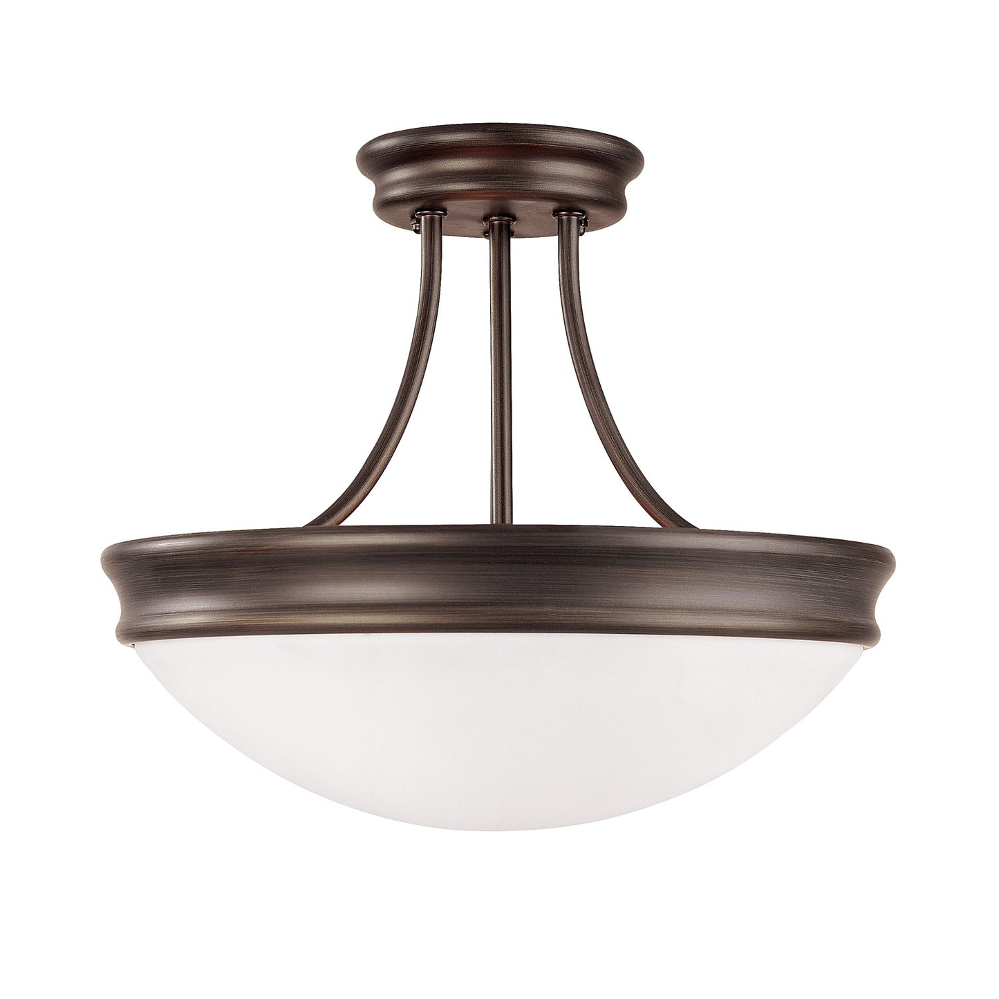 Capital Lighting - 2037OR - Three Light Semi Flush Mount - Hansen - Oil Rubbed Bronze