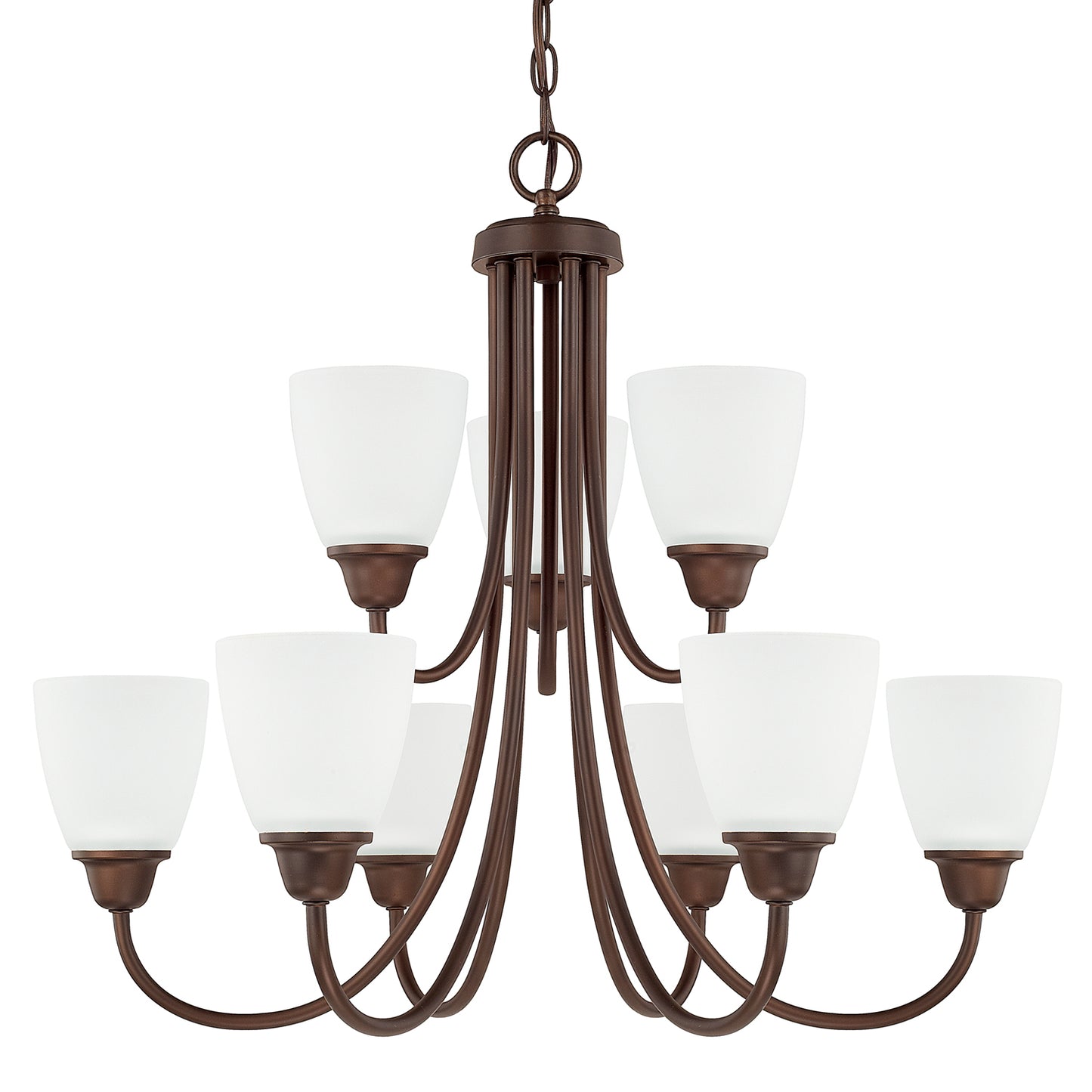 Capital Lighting - 415191BZ-337 - Nine Light Chandelier - Trenton - Bronze