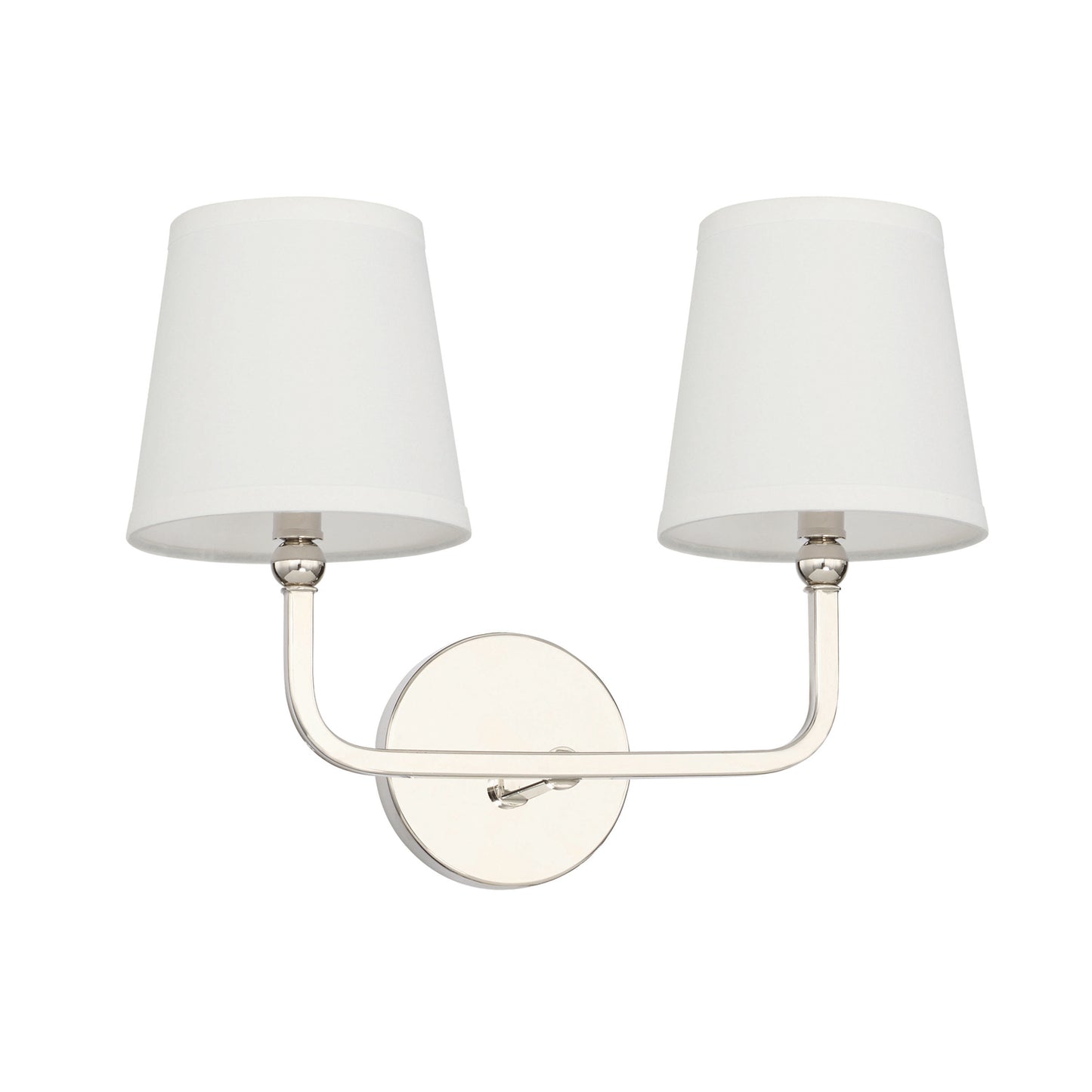Capital Lighting - 119321PN-674 - Two Light Vanity - Dawson - Polished Nickel