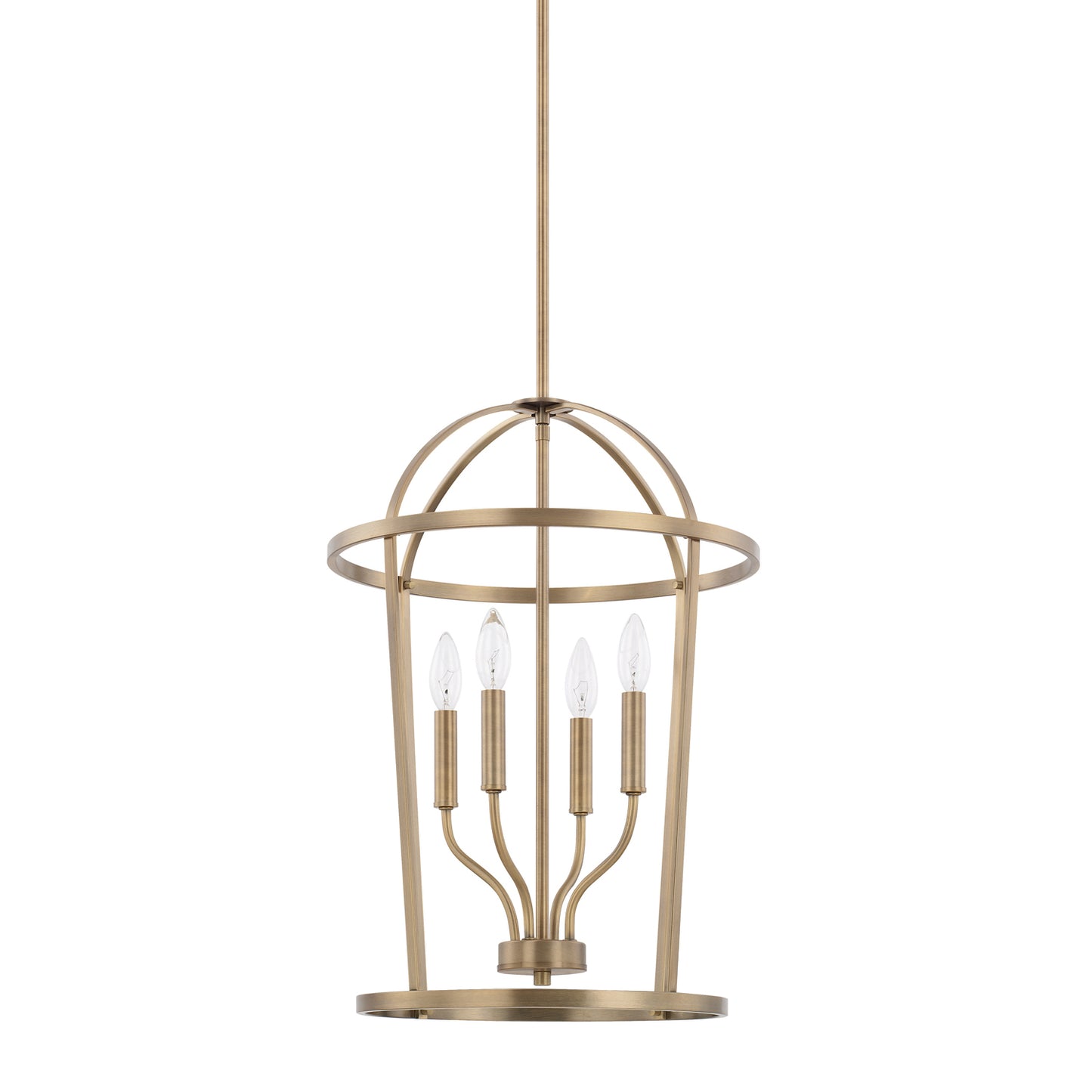 Capital Lighting - 528541AD - Four Light Foyer - Greyson - Aged Brass