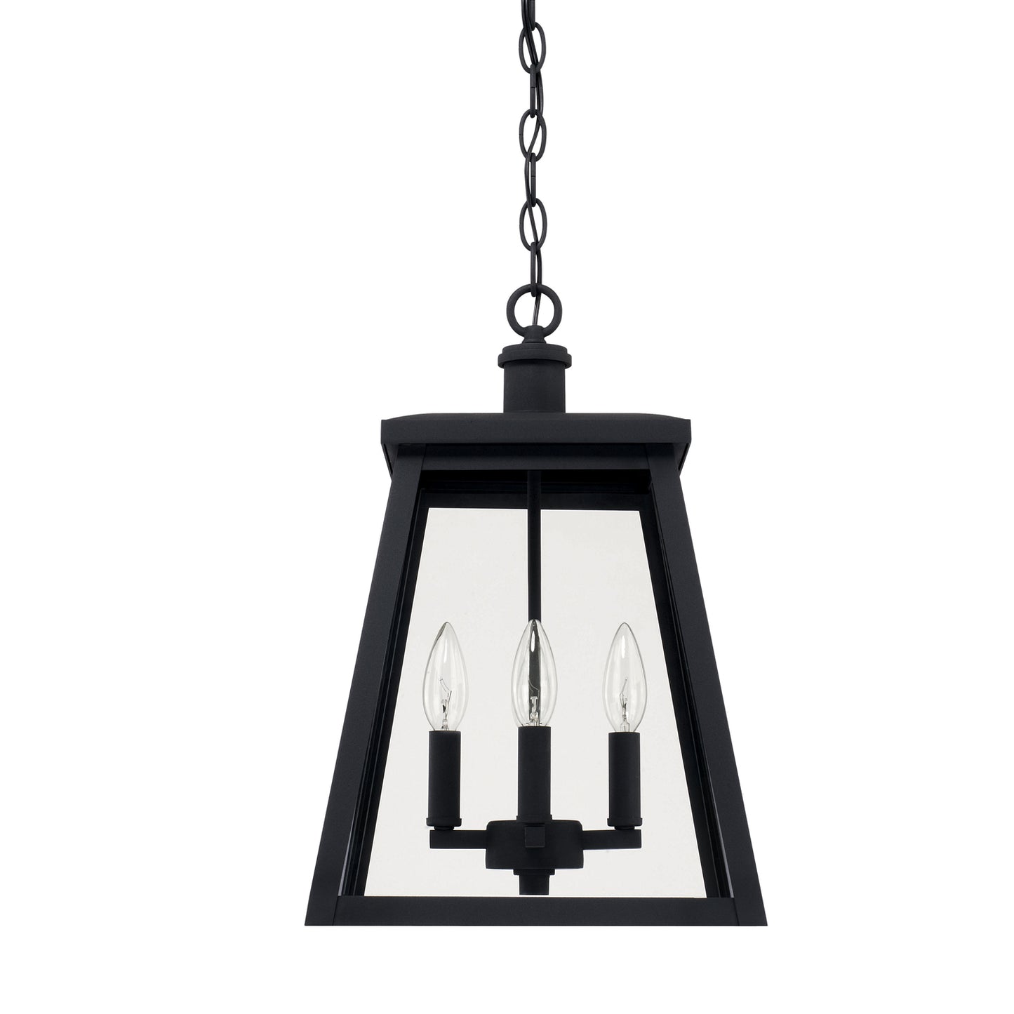 Capital Lighting - 926842BK - Four Light Outdoor Hanging Lantern - Belmore - Black
