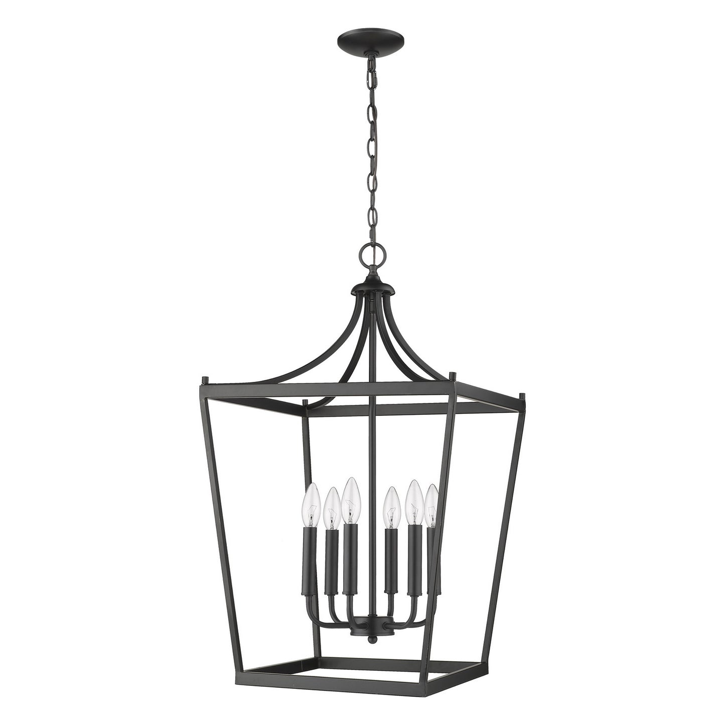 Acclaim Lighting - IN11134BK - Six Light Pendant - Kennedy - Matte Black