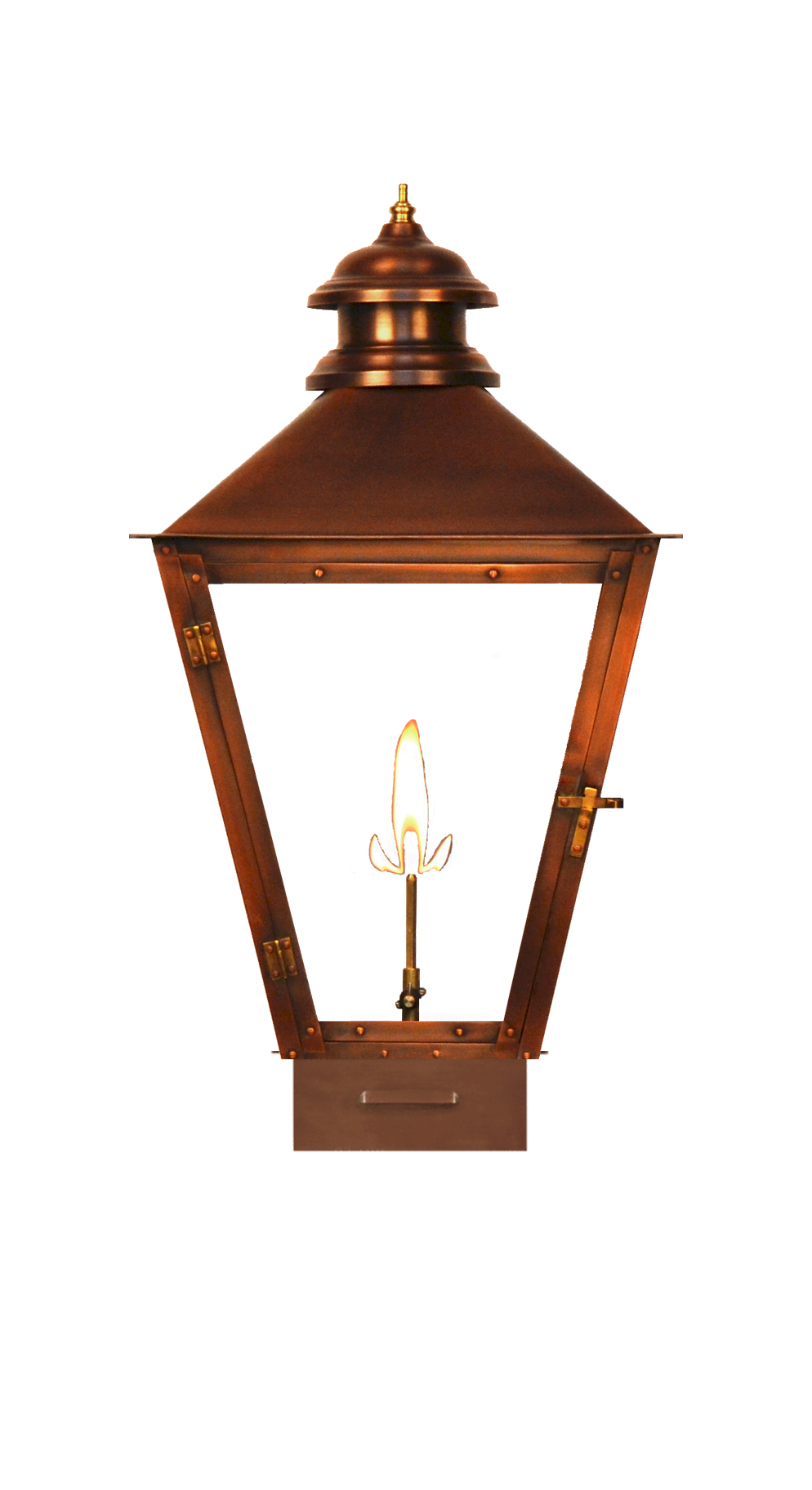 Adam Street 32'' Gas Copper Pier Mount