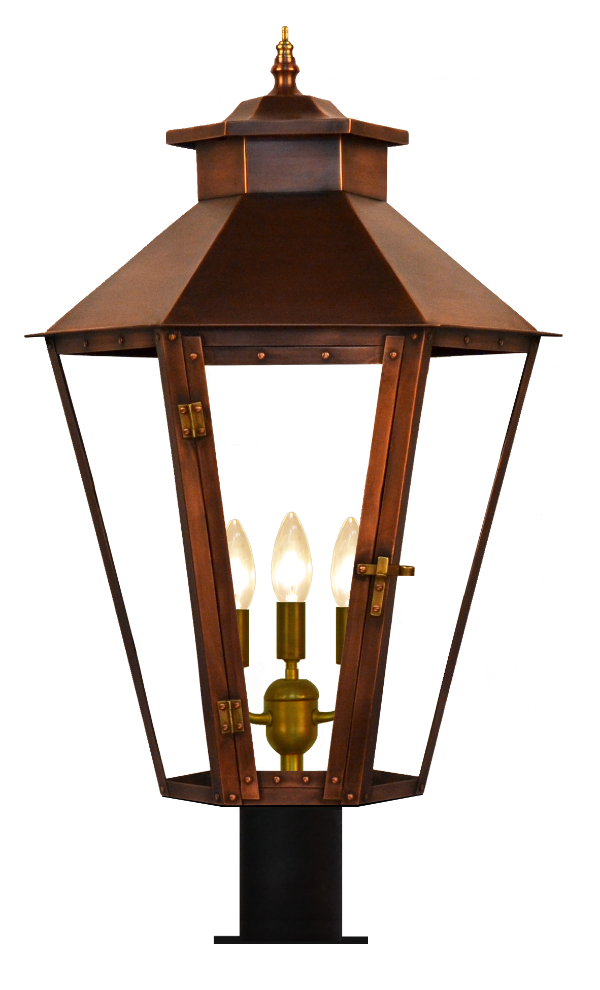 Bayou Street 30'' Electric Pier Mount