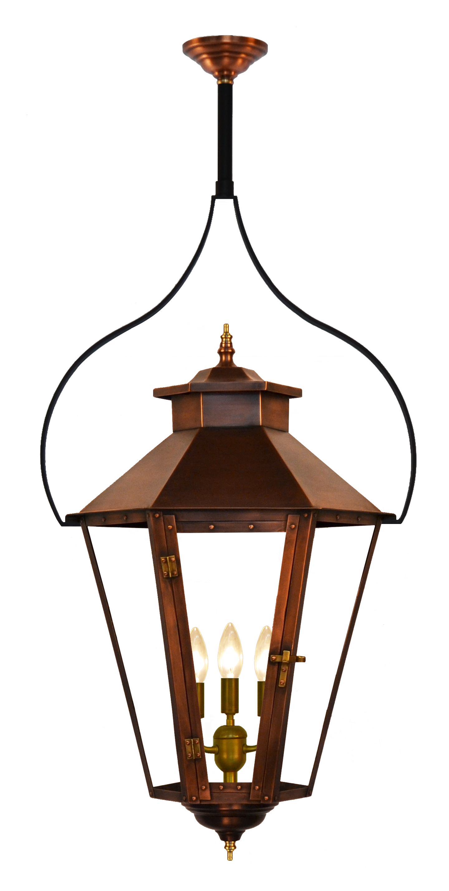 Bayou Street 33'' Electric Pendant Yoke