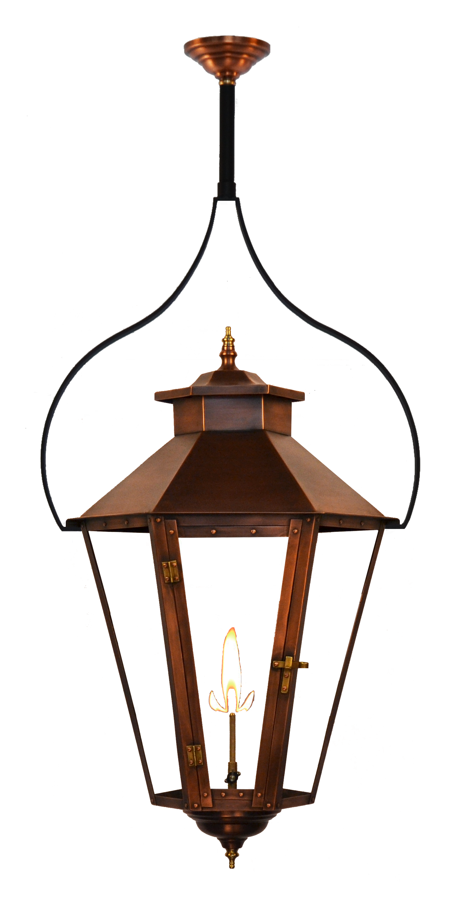Bayou Street 30'' Gas Pendant Yoke