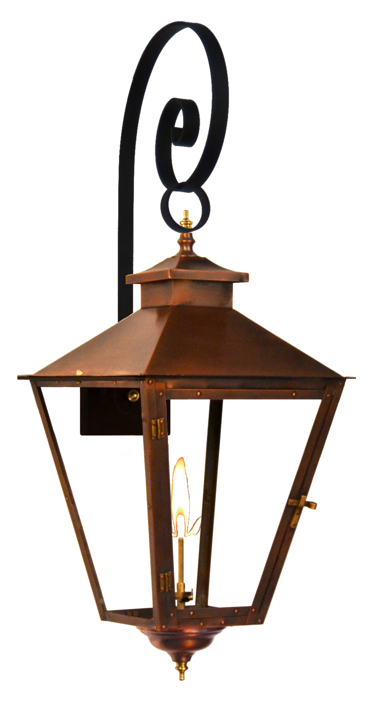 Conception Street 24'' Gas Wall Mount Top Scroll
