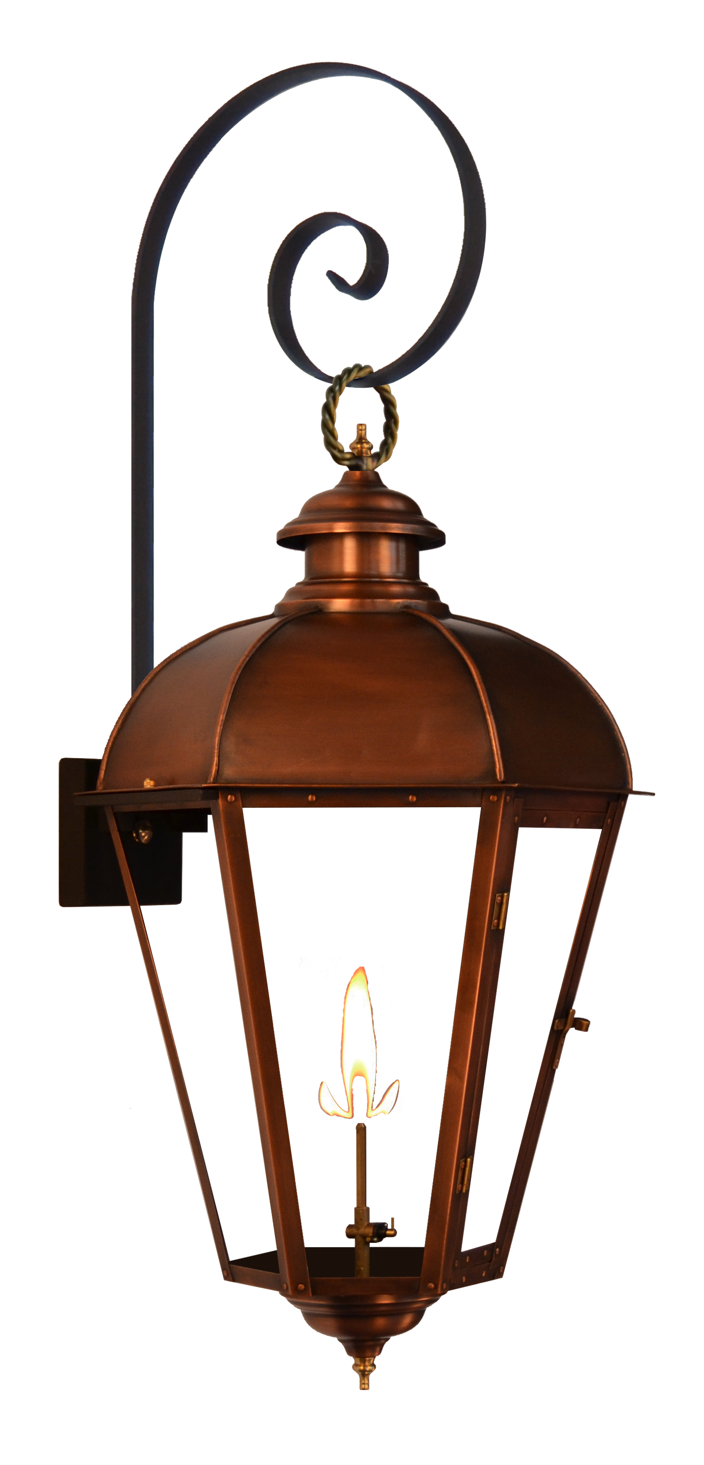 Joachim Street 20'' Gas Wall Mount Top Scroll
