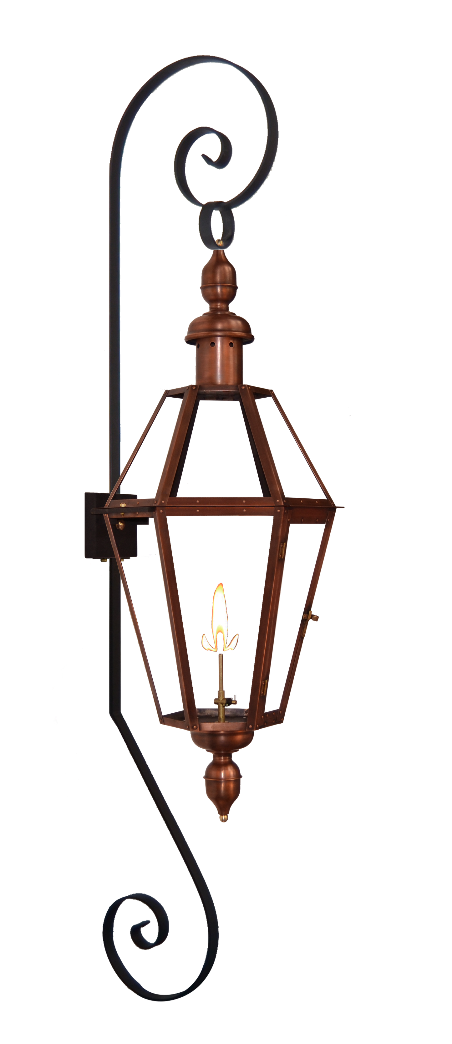 Mount Vernon 20'' Gas Top and Bottom Scroll