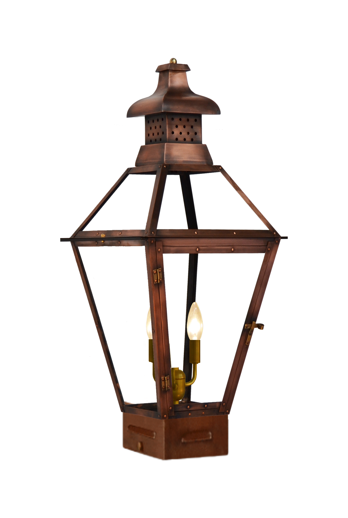 Pebble Hill 25'' Electric Copper Pier Mount