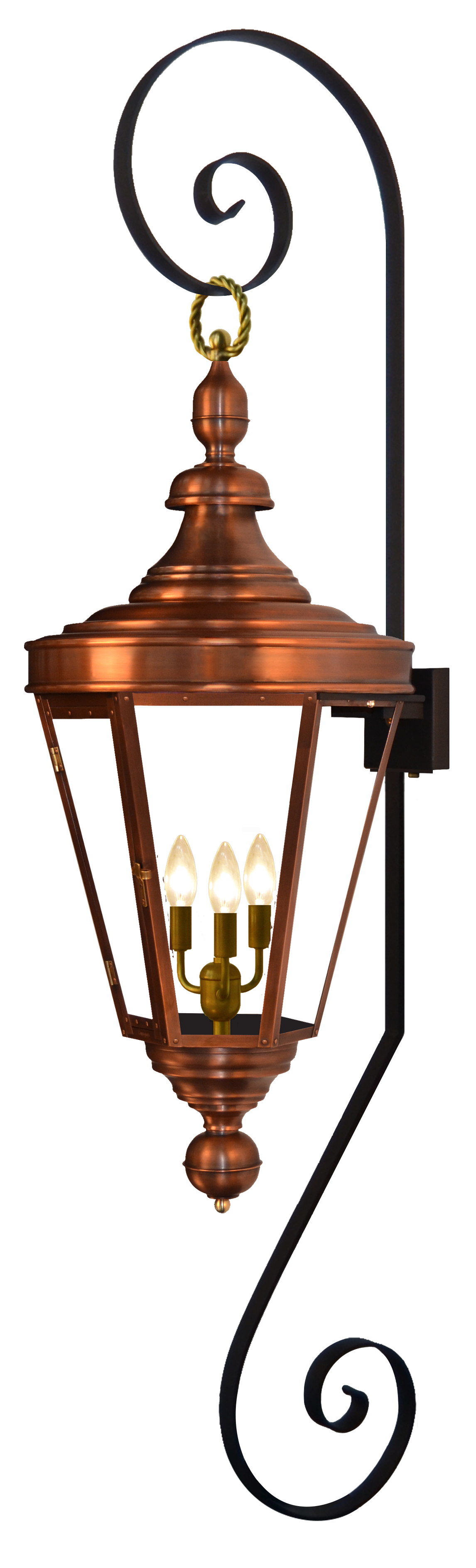 Royal Street 28'' Electric Top and Bottom Scroll