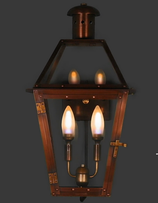electric lantern that looks like a gas lantern