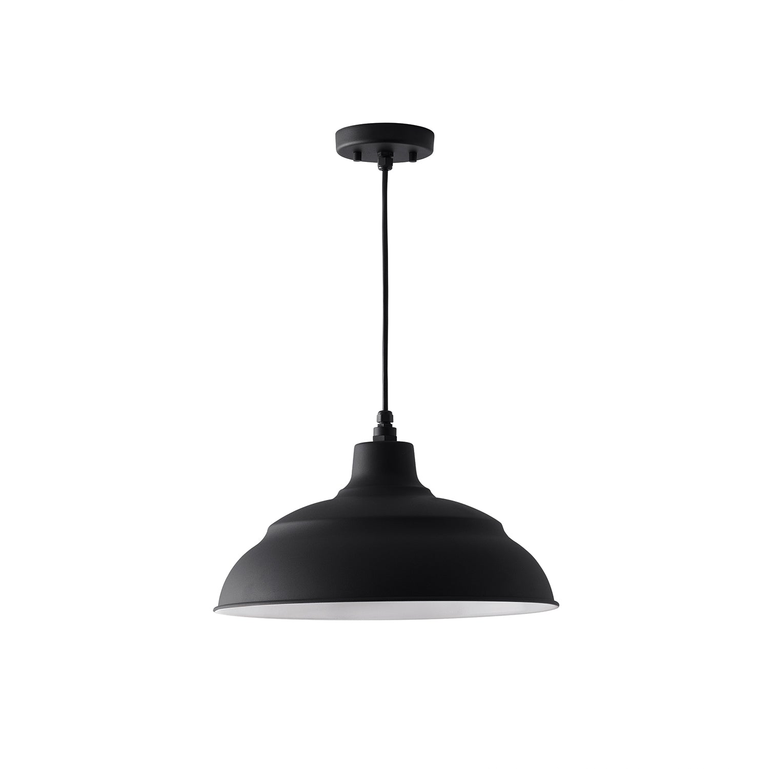 Capital Lighting - 936312BK - One Light Outdoor Hanging Lantern - RLM - Black