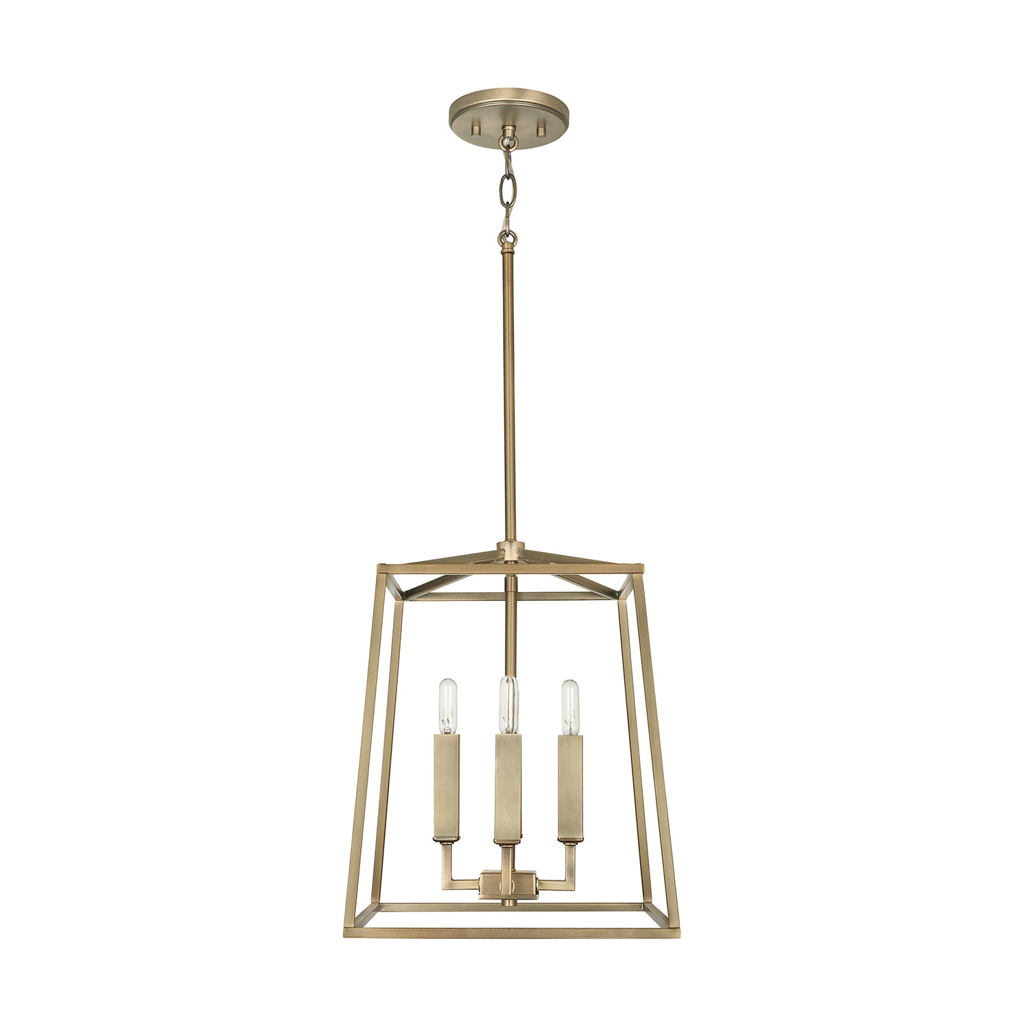 Capital Lighting - 537641AD - Four Light Foyer - Thea - Aged Brass