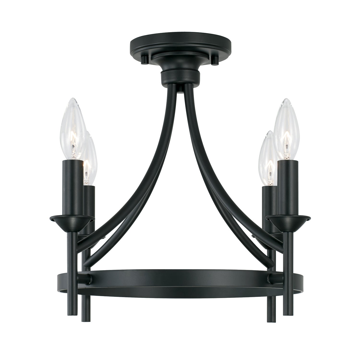 Capital Lighting - 242041MB - Four Light Semi Flush Mount - Peyton - Matte Black