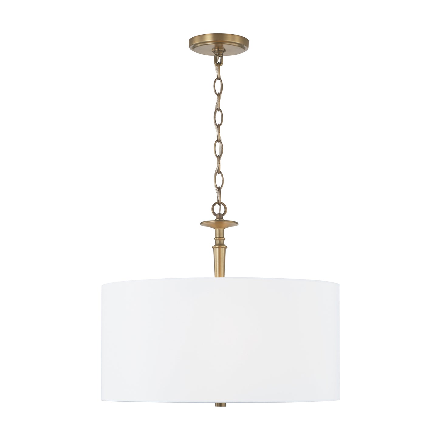 Capital Lighting - 342631AD - Three Light Pendant - Abbie - Aged Brass
